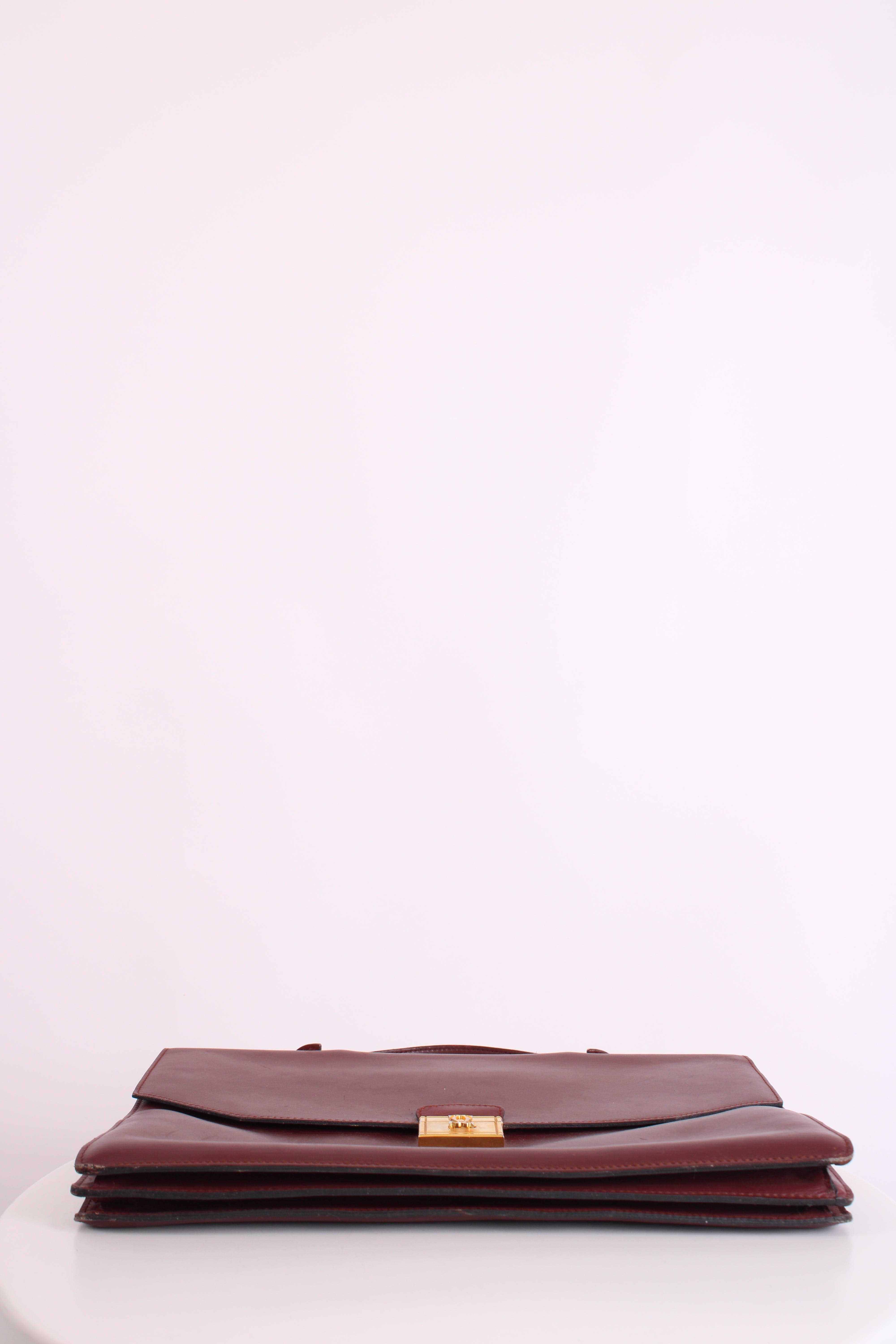 Cartier Cartier Must de Briefcase Burgundy