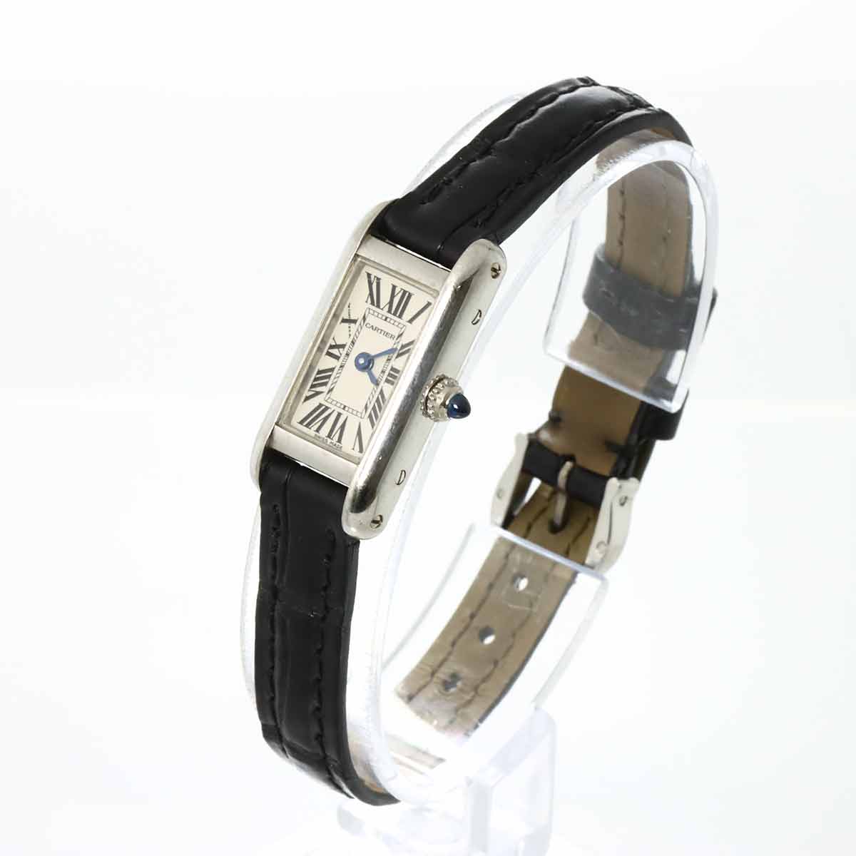 Cartier Cartier Tank Allongee W1540856 Women's Watch Ivory K18WG White Gold Quartz Watch Tank Allongee Cartier 90275627