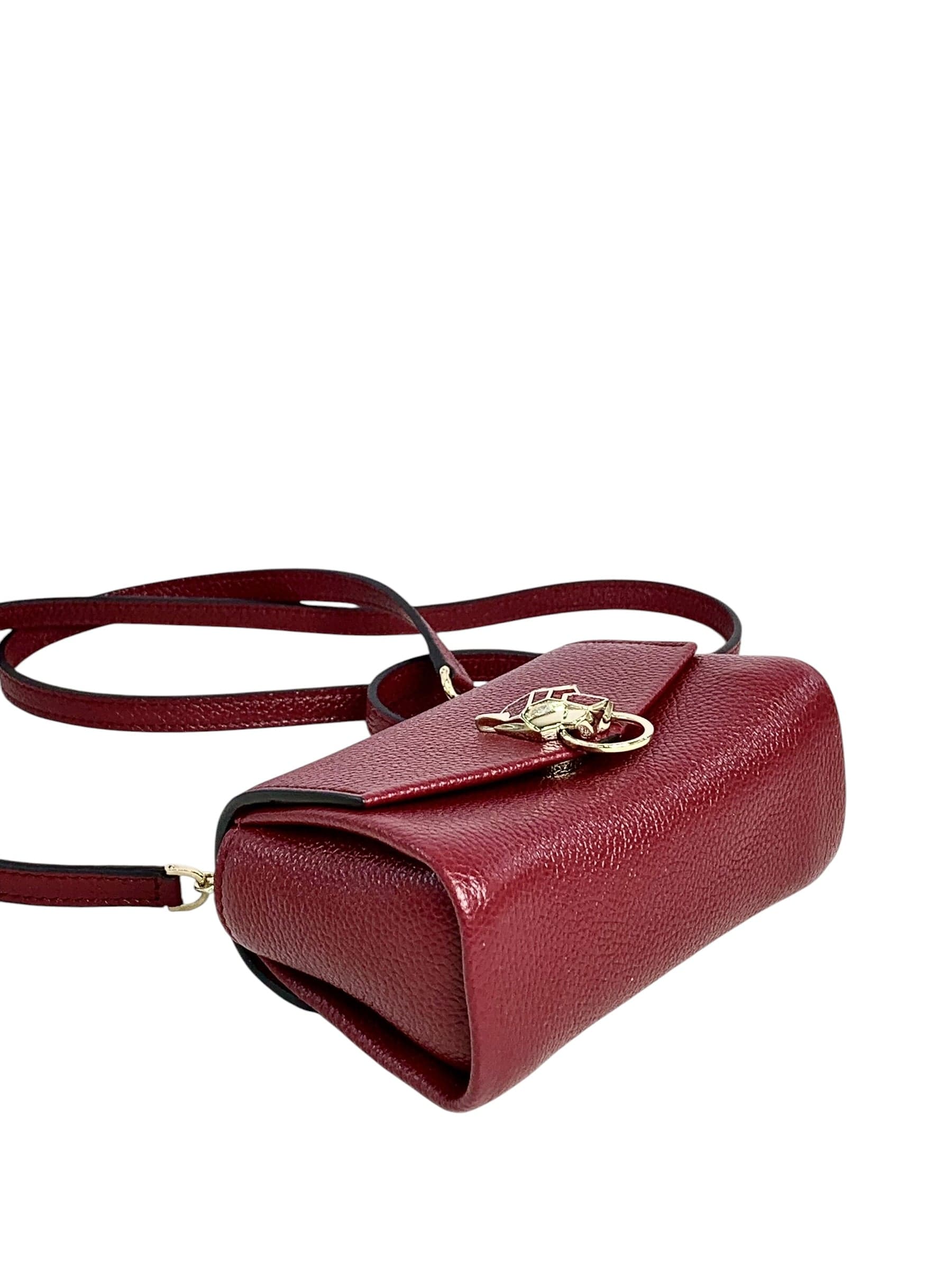 Cartier Cartier Mini Panthere Graphique Bag in Burgundy