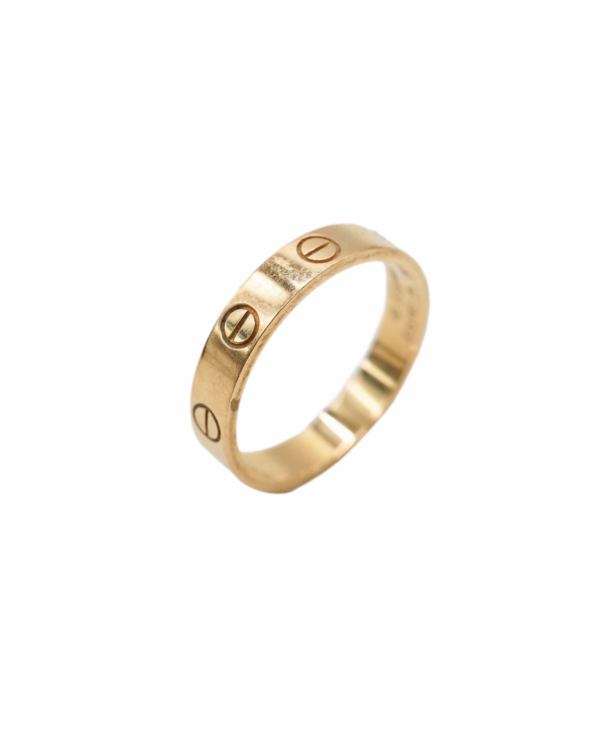 Cartier Cartier Love Ring in Rose Gold in Box ALC2632