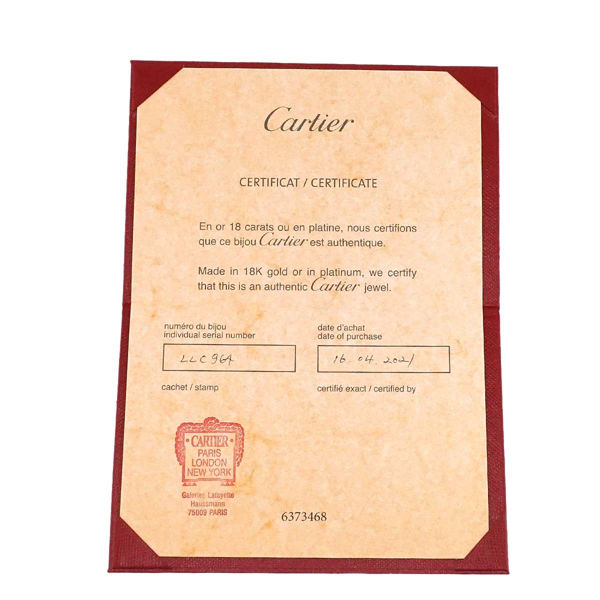 Cartier Cartier Juste Un Clou SM Bracelet 18K Pink Gold 750 size18 90297606