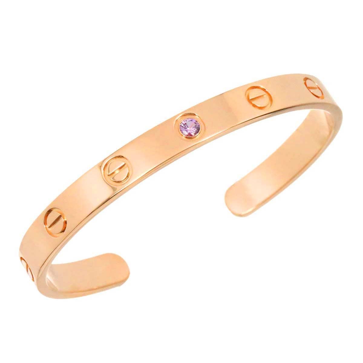 Cartier Cartier Love Open Bracelet Sapphire 18K Pink Gold 750 Size16 90293747