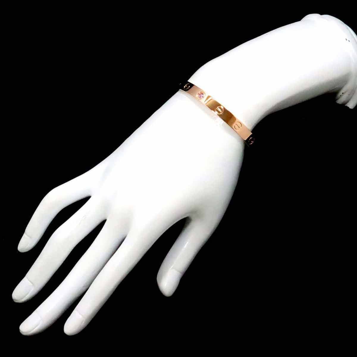 Cartier Cartier Love Open Bracelet Sapphire 18K Pink Gold 750 Size16 90293747