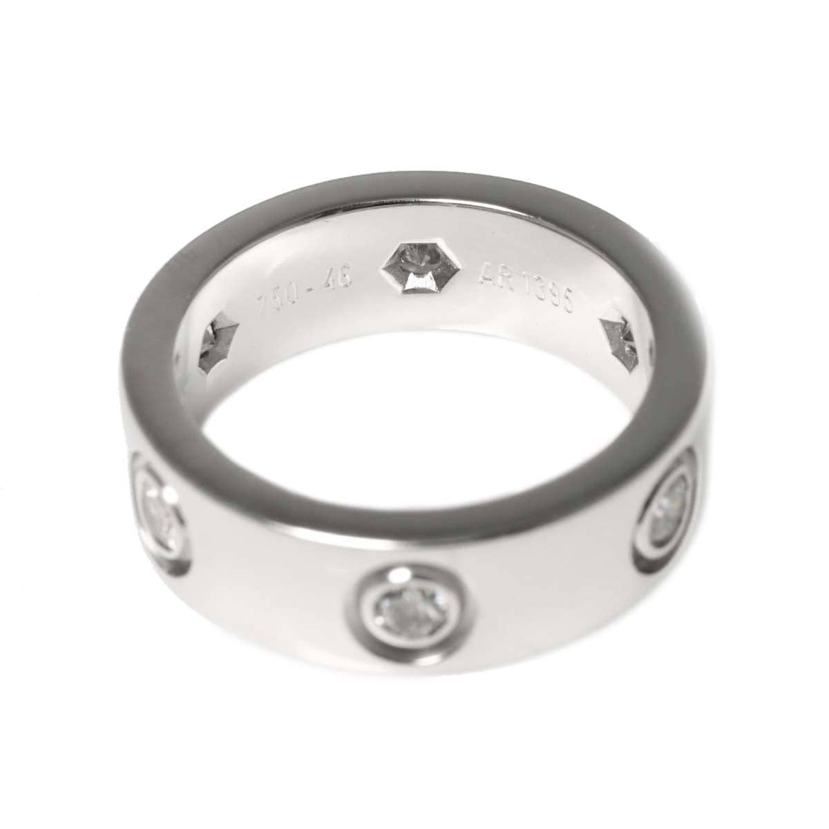 Cartier Cartier Love Full Diamond Ring 18K White Gold 750 size46 3.75(US) 90295764