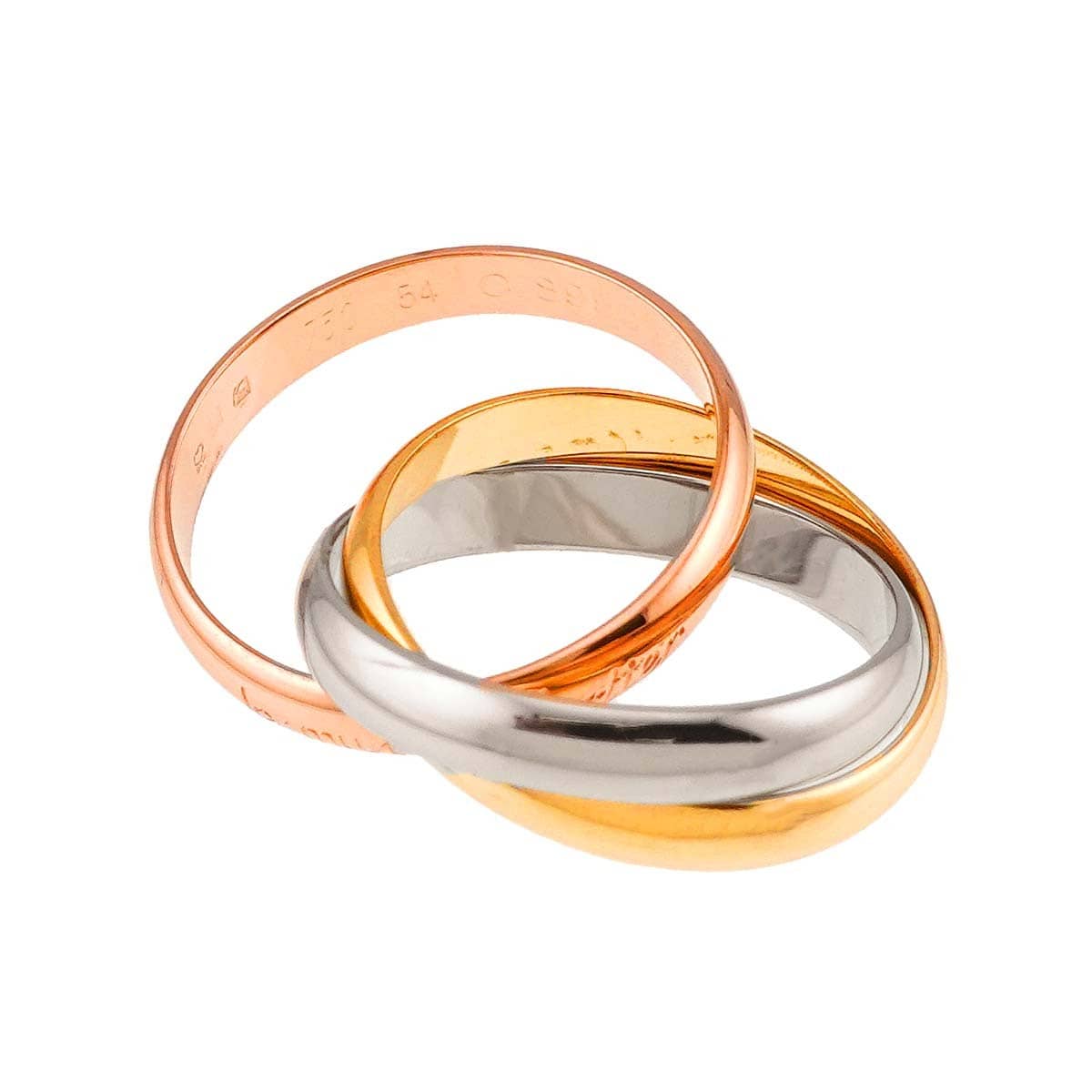 Cartier Cartier Trinity Ring MM 18K YG WG PG 750 Size54 6.5-6.75(US) 90295187