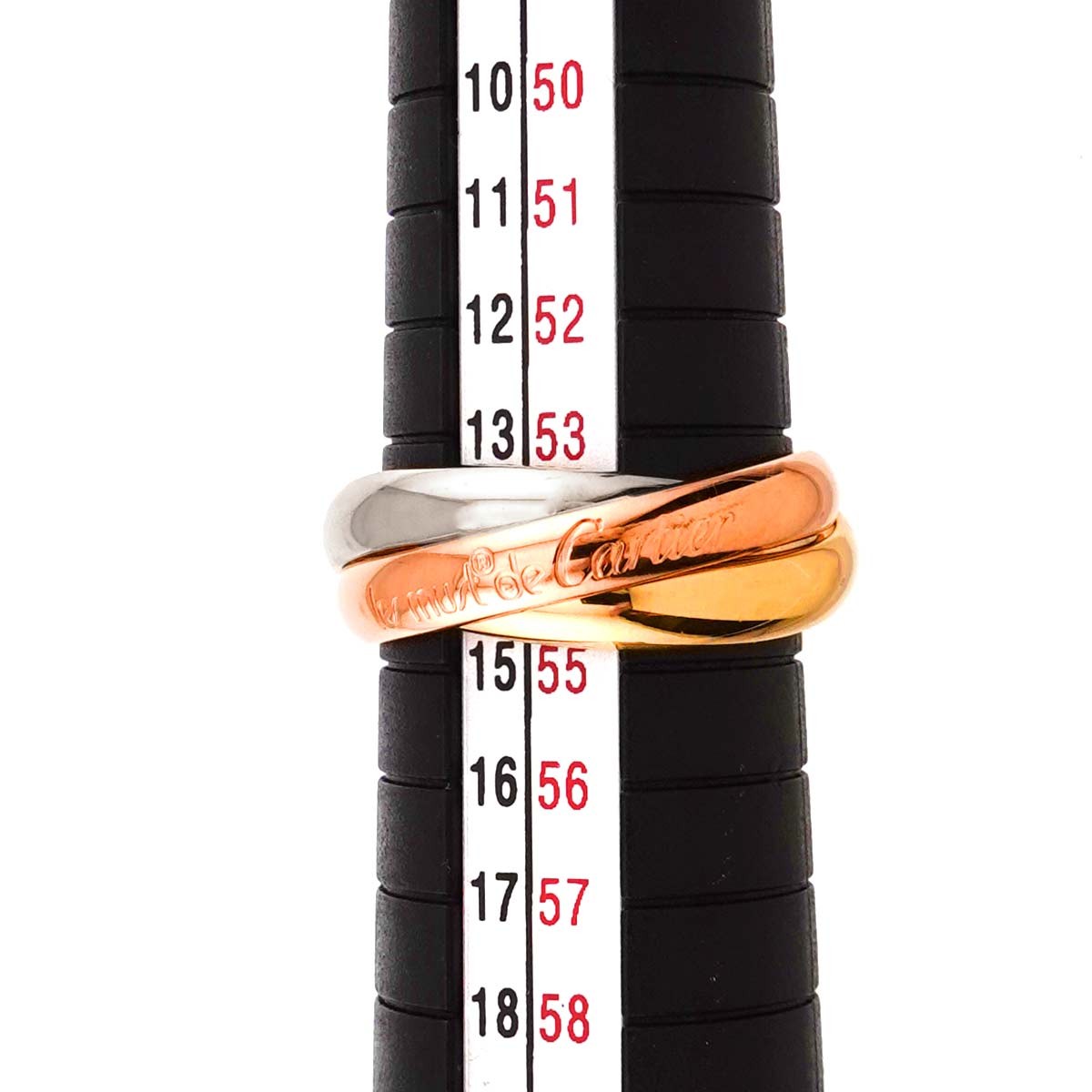 Cartier Cartier Trinity Ring MM 18K YG WG PG 750 Size54 6.5-6.75(US) 90295187