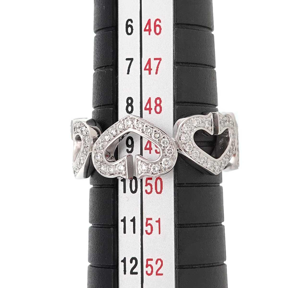 Cartier Cartier C Heart Diamond Ring 18K White Gold 750 size49 4.75-5(US) 90283429
