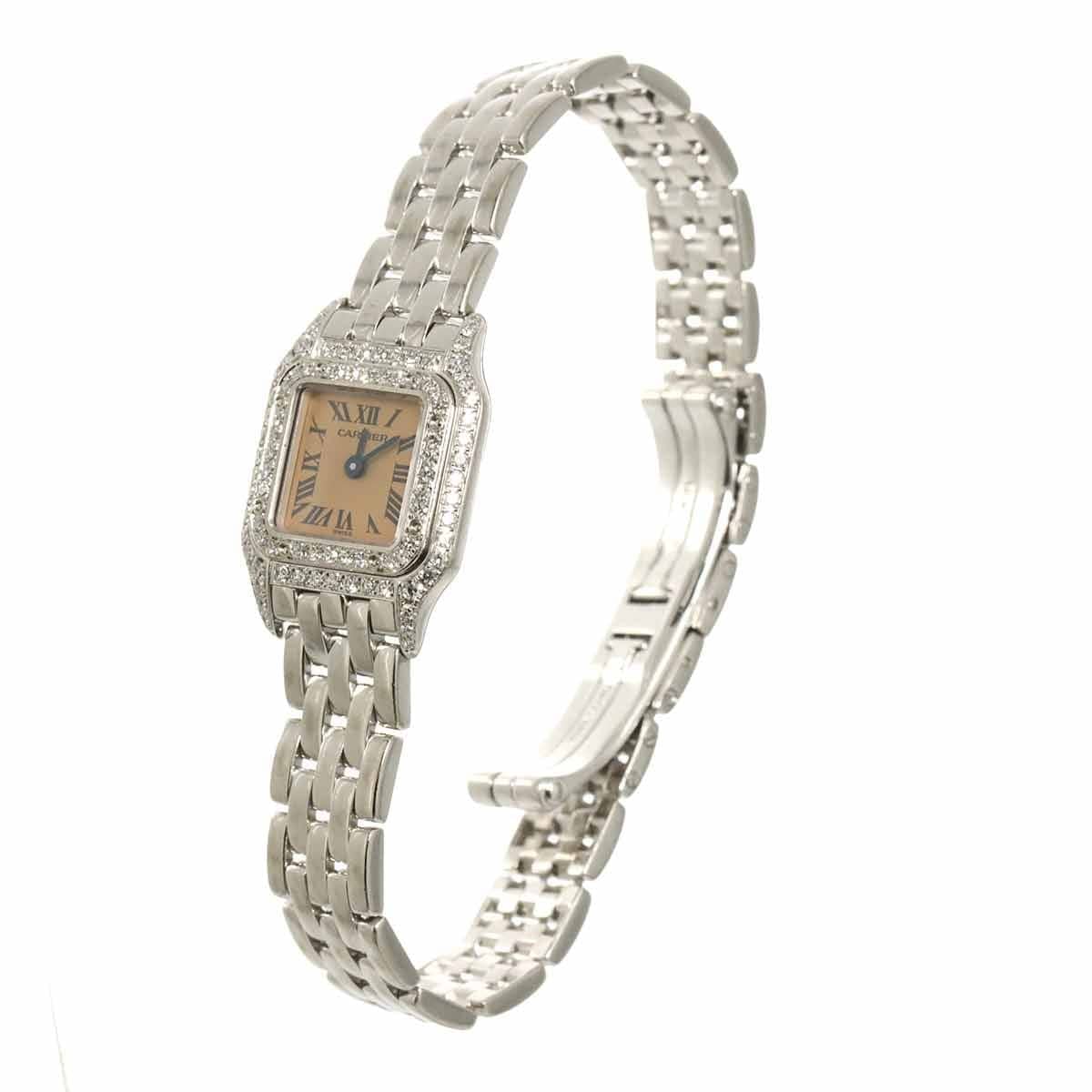 Cartier Cartier Mini Panthere WF3244F3 Diamond 750WG Quartz Pink Dial Ladies 90312830
