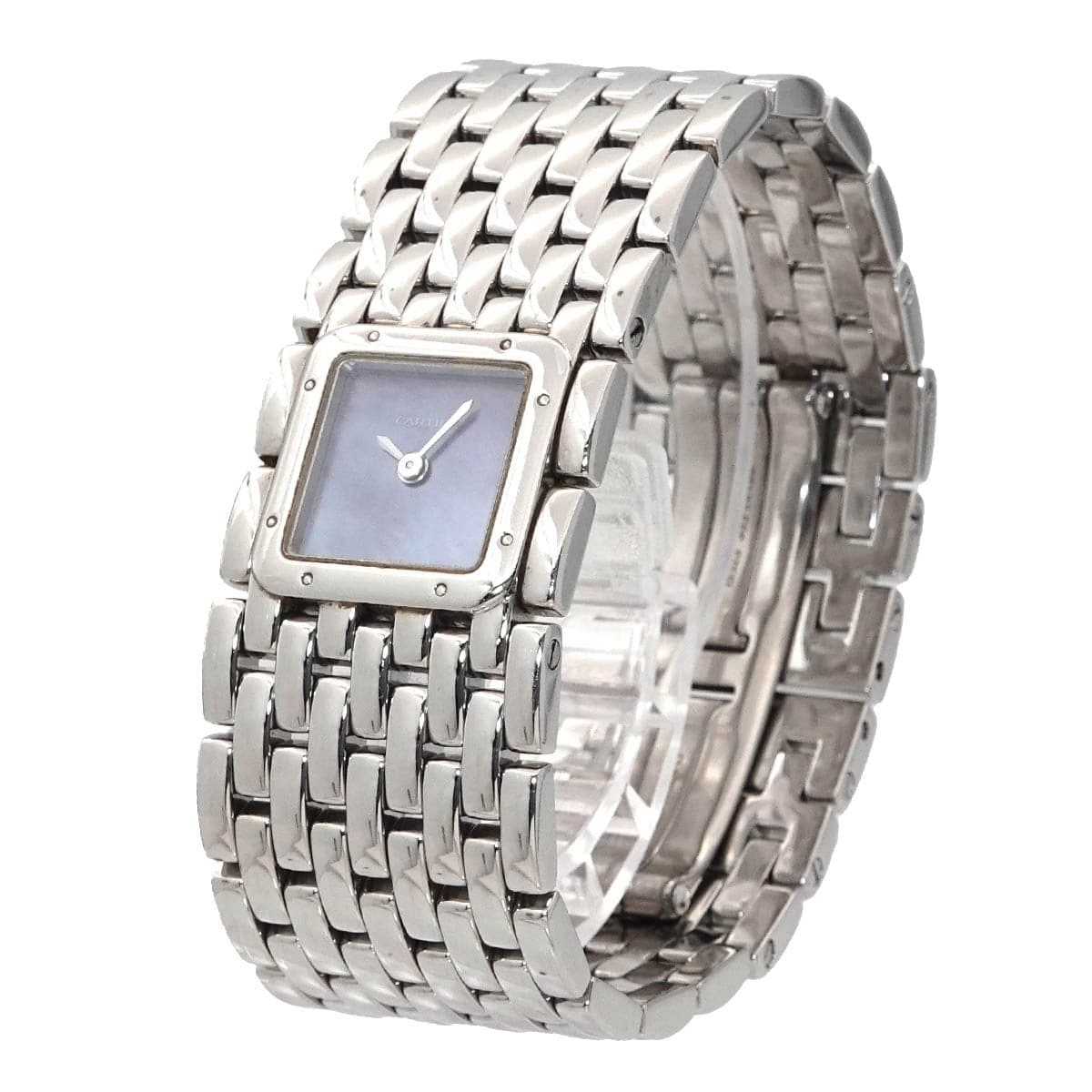 Cartier Cartier Panthere Ruban W61002T9 Quartz Blue Shell Dial Ladies Watch 90319580