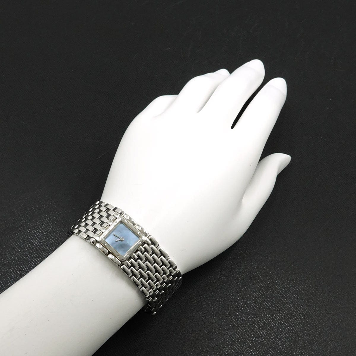 Cartier Cartier Panthere Ruban W61002T9 Quartz Blue Shell Dial Ladies Watch 90319580