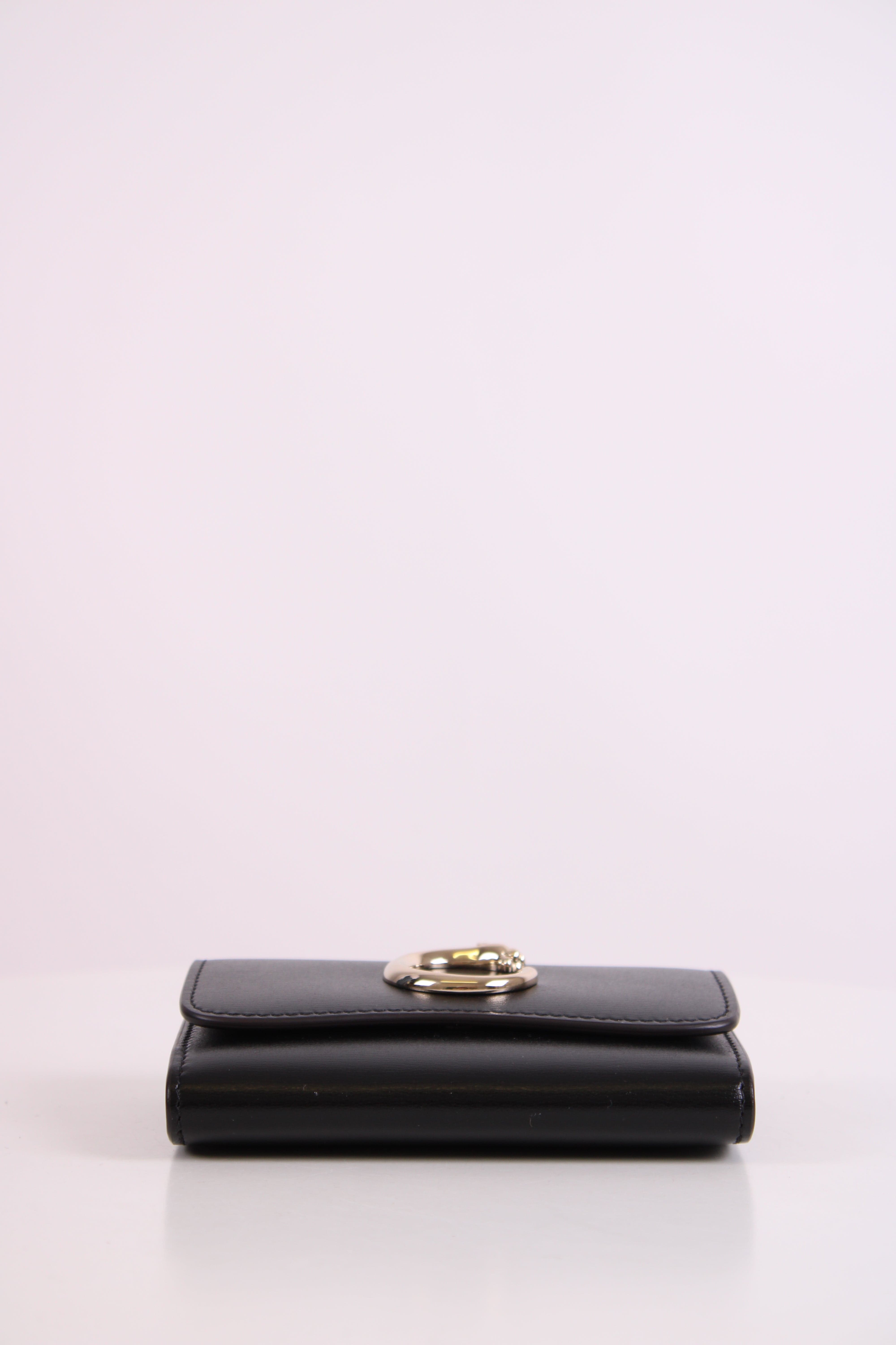 Cartier Cartier Panthera Mini Leather Purse Black