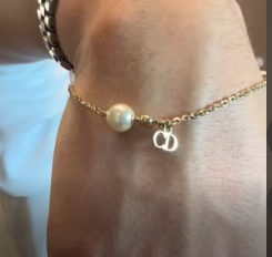 Christian Dior Chain Bracelet Gold