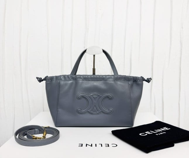 Celine Celine blue Cabas drawstring shopping basket, 22.5 (new standard). 20706692