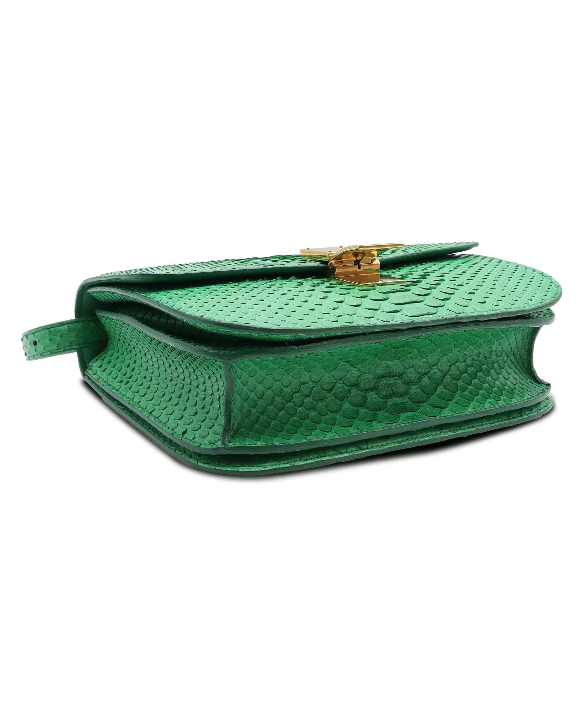 Celine Celine Green Python Crossbody Bag AGC3178