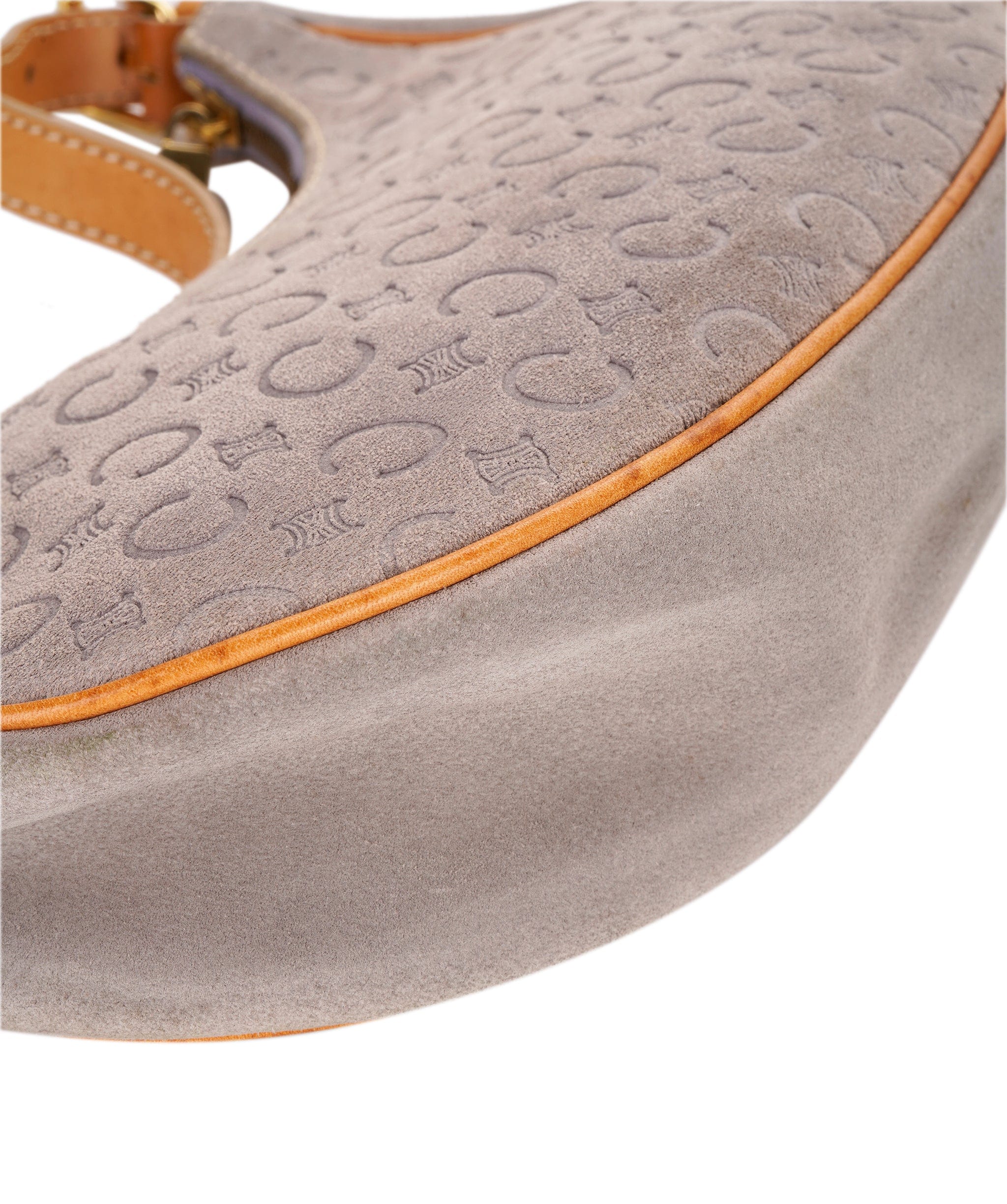 Celine Celine suede half moon shoulder bag - AJC0843