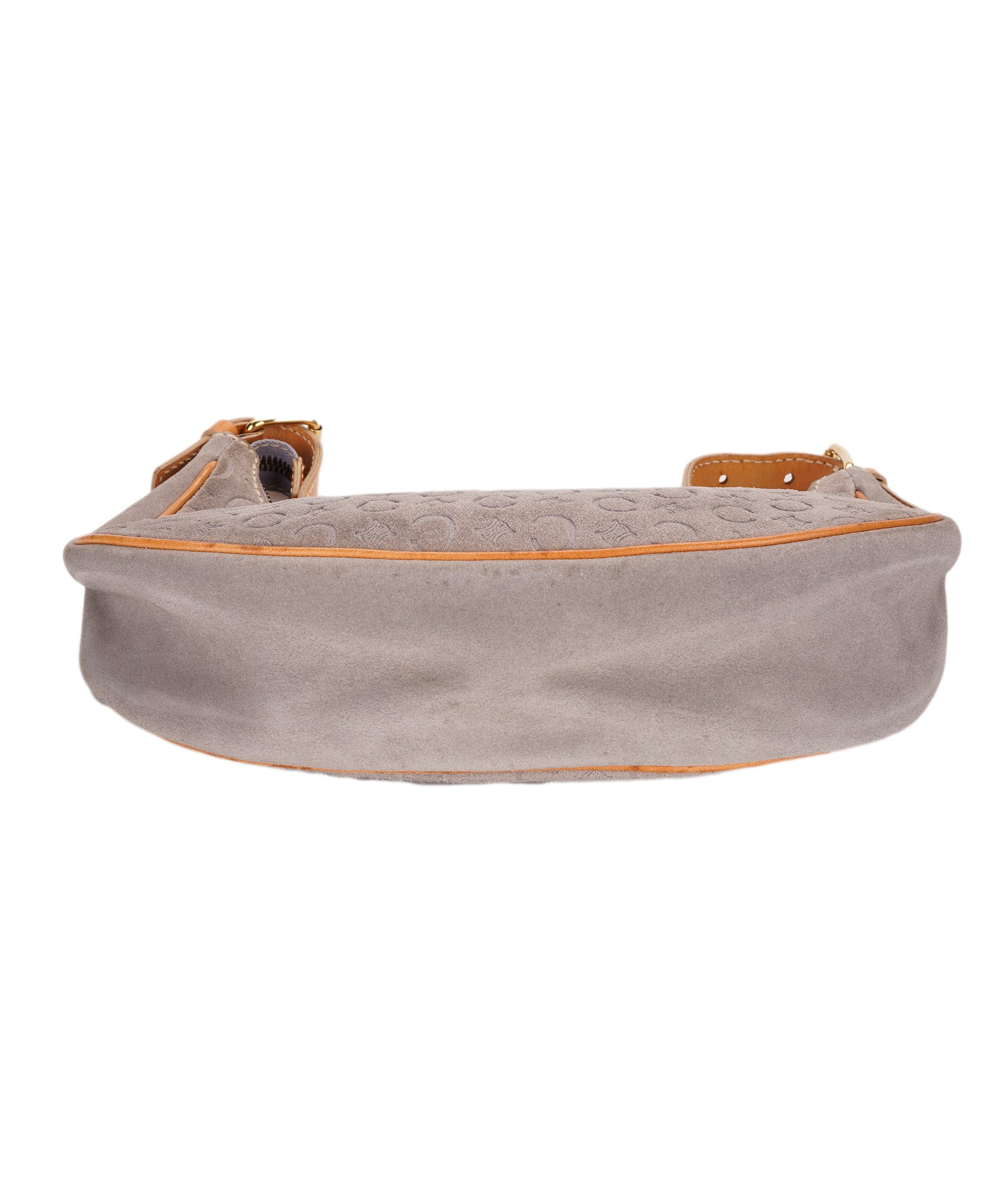 Celine Celine suede half moon shoulder bag - AJC0843