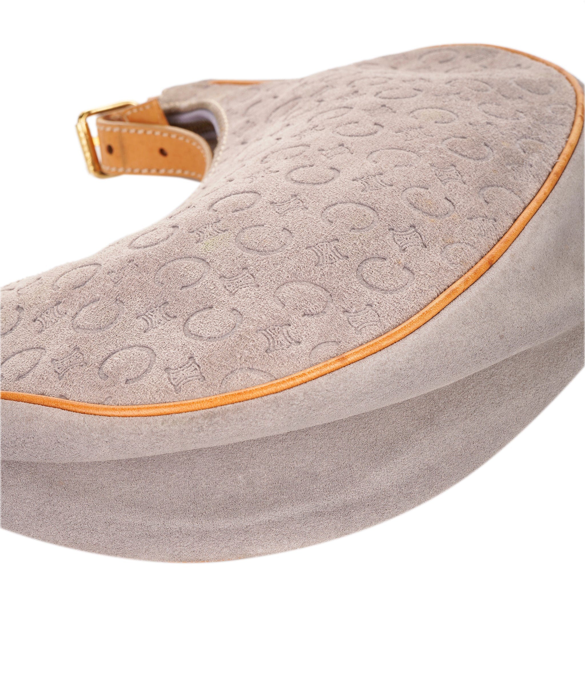 Celine Celine suede half moon shoulder bag - AJC0843
