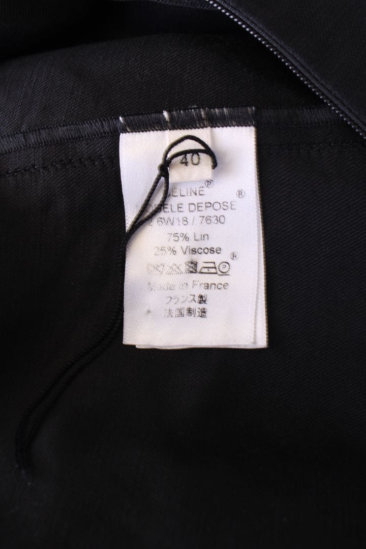 Celine Celine S/S Puff Sleeve Dress Black M