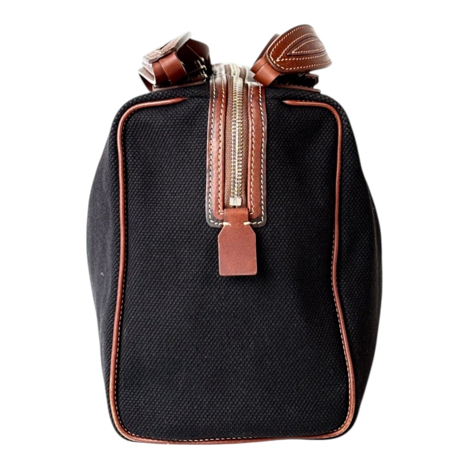 Celine Celine Black Canvas Boston Bag