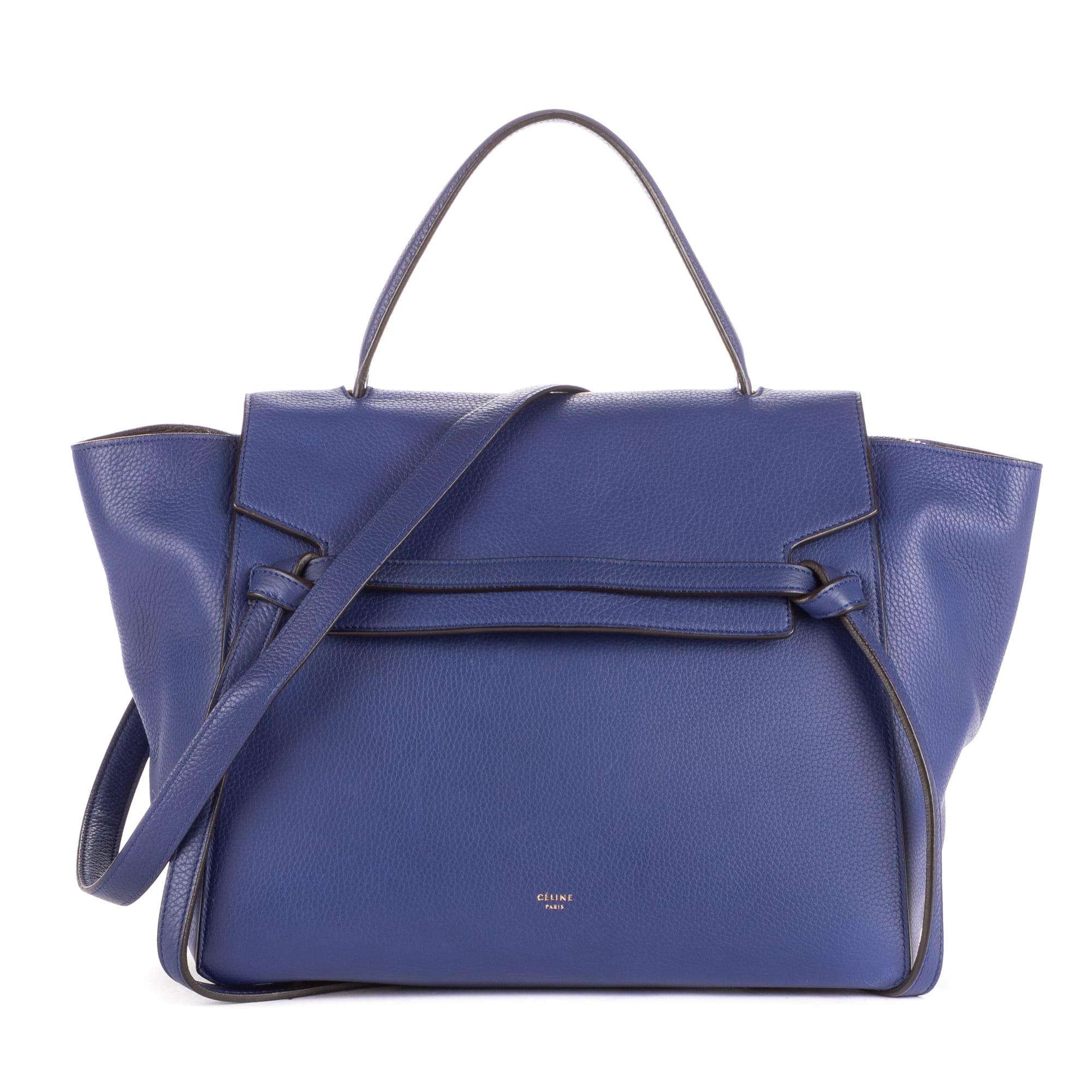 Celine Celine Blue Calf Leather Mini Belt OAG7560