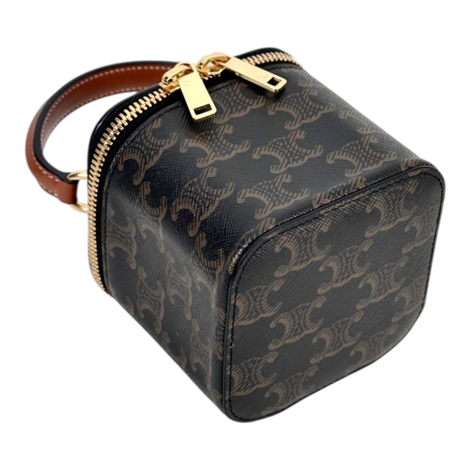 Celine Celine Triomphe Canvas Vanity Bag