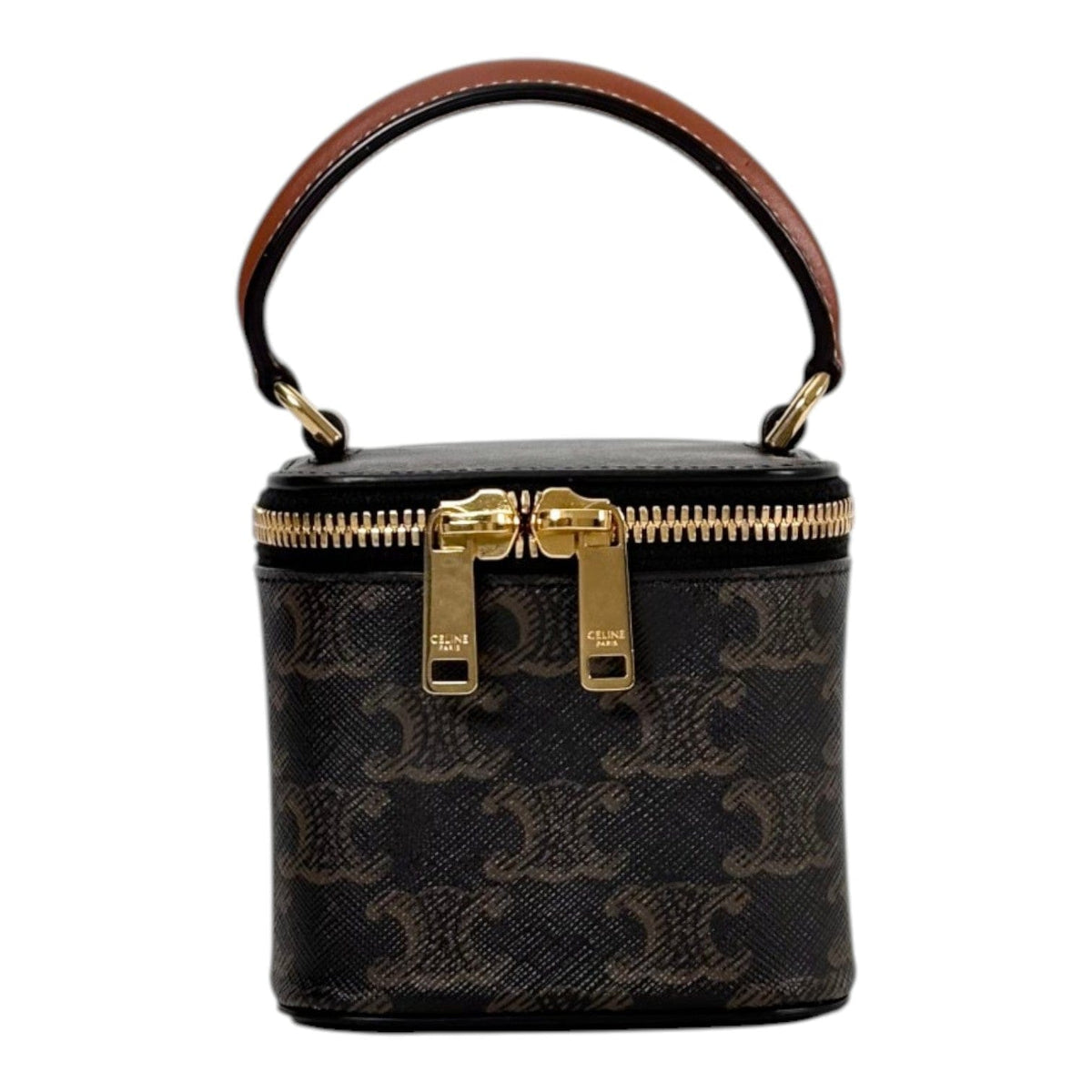 Celine Celine Triomphe Canvas Vanity Bag