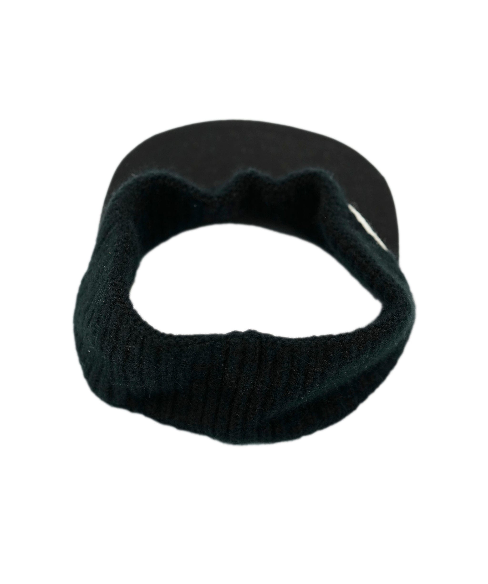 Celine Celine Logo Visor Black Wool ABL0044