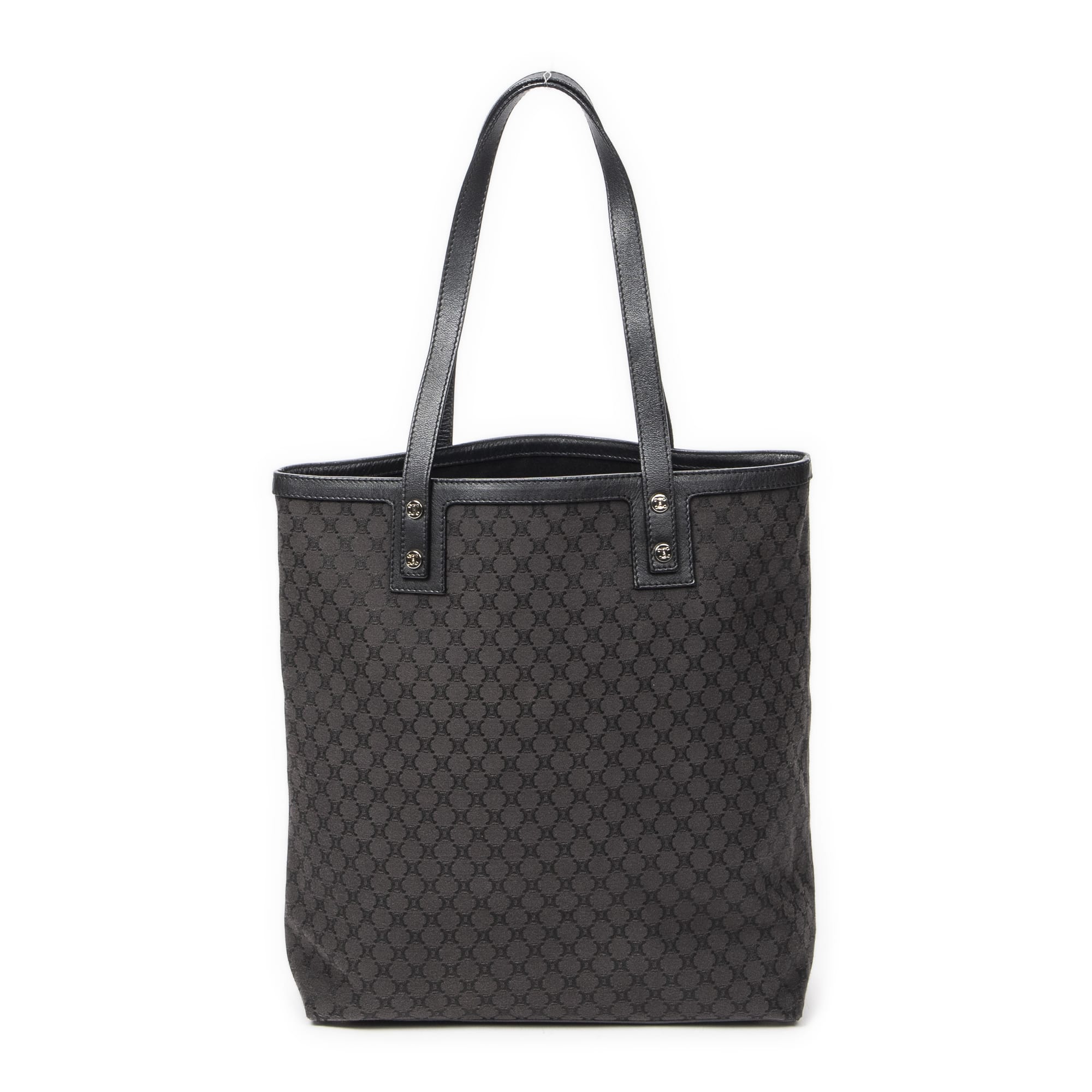 Celine Celine Black Canvas Shopping Tote ABB4148