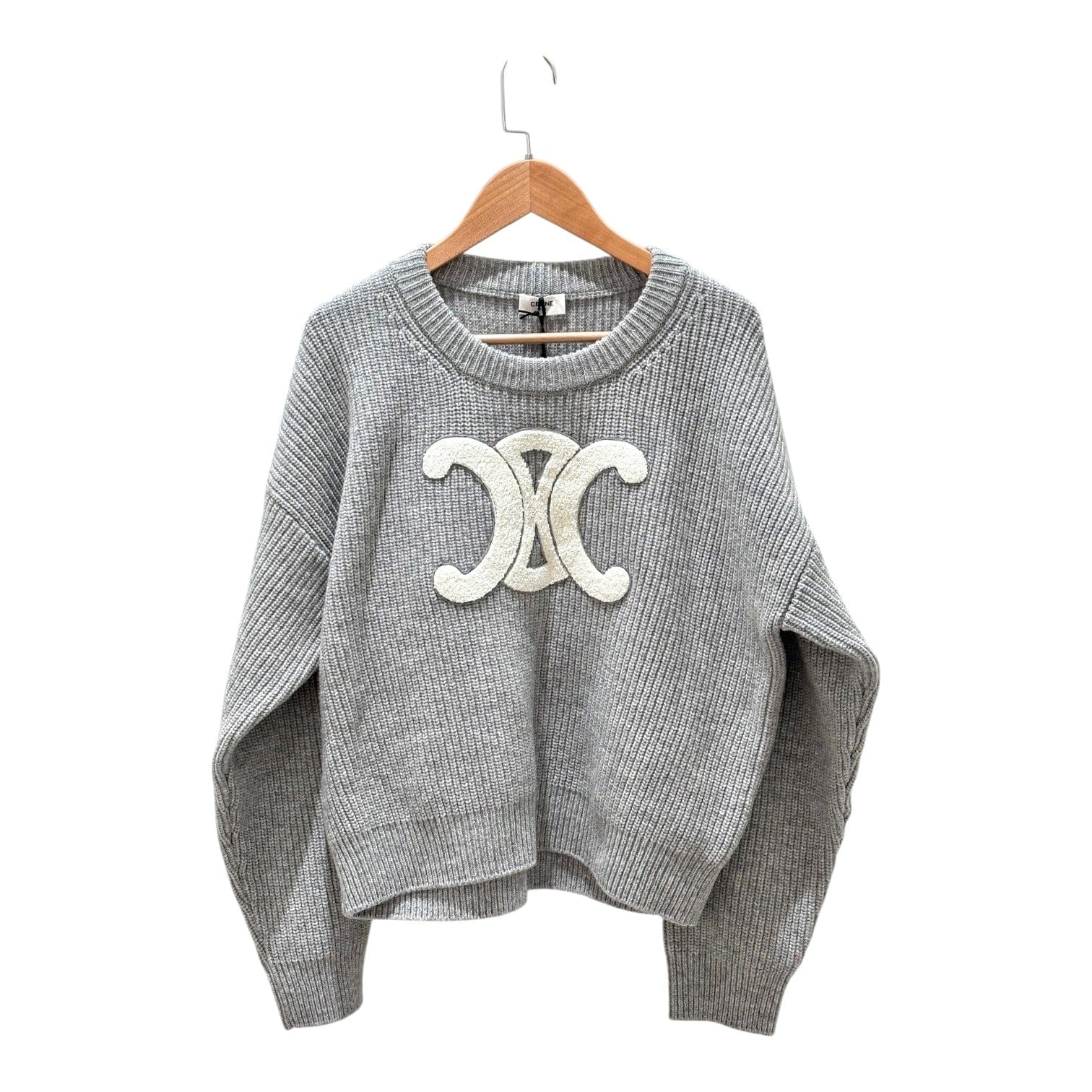 Celine Celine Grey Wool Sweater #M