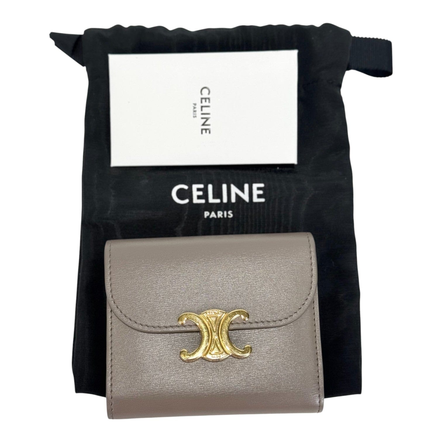 Celine Celine Small Flap Triomphe Wallet