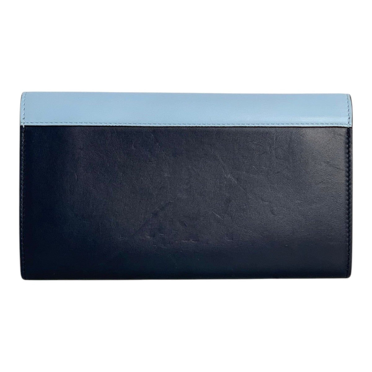 Celine Celine Tri-Tone Blue Pocket Envelope Wallet