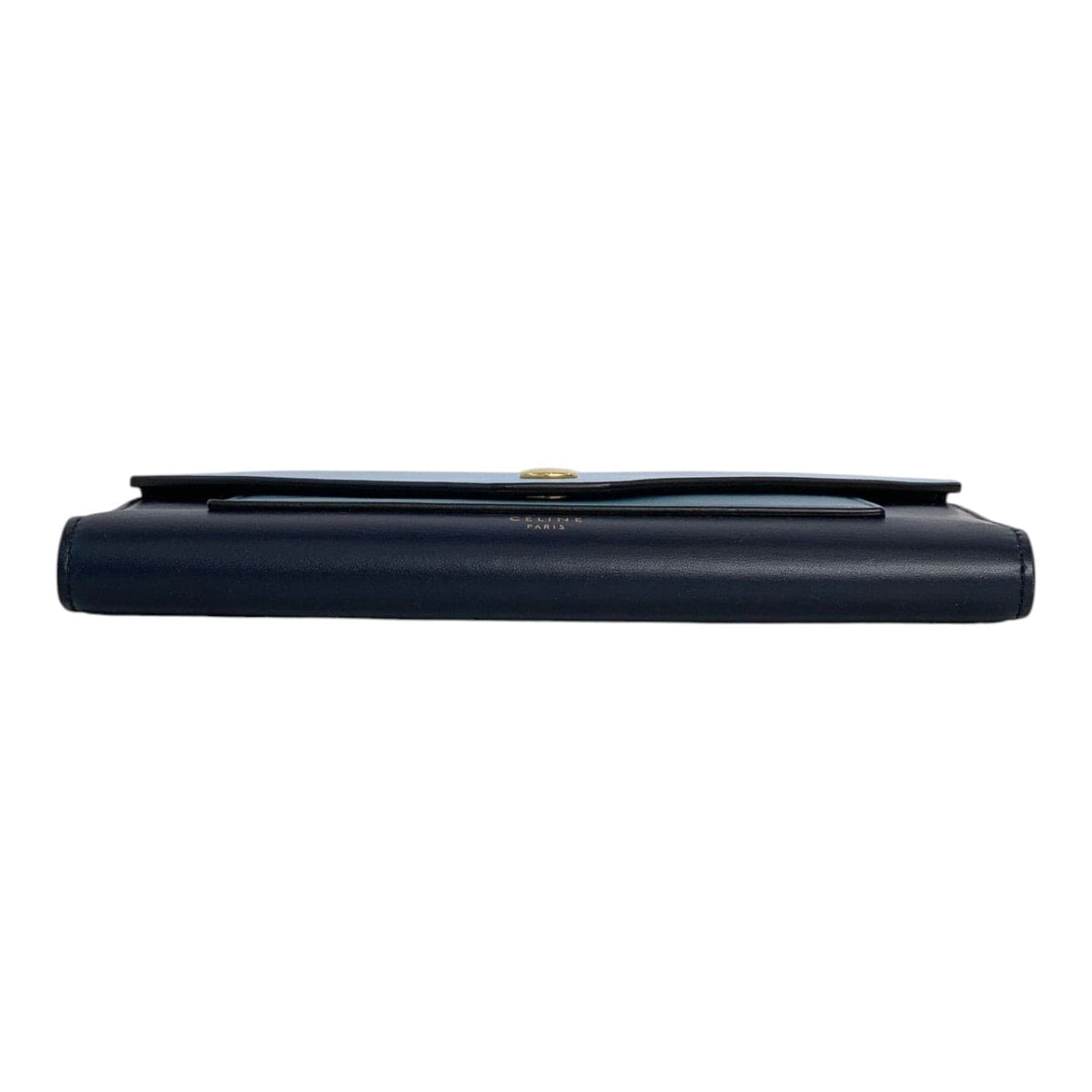 Celine Celine Tri-Tone Blue Pocket Envelope Wallet
