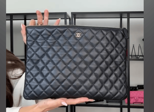 Chanel C26030580 Chanel Pouch Black Lambskin