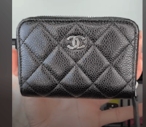 Chanel C26030894 Chanel Zippy Coin Cas Black Lambskin