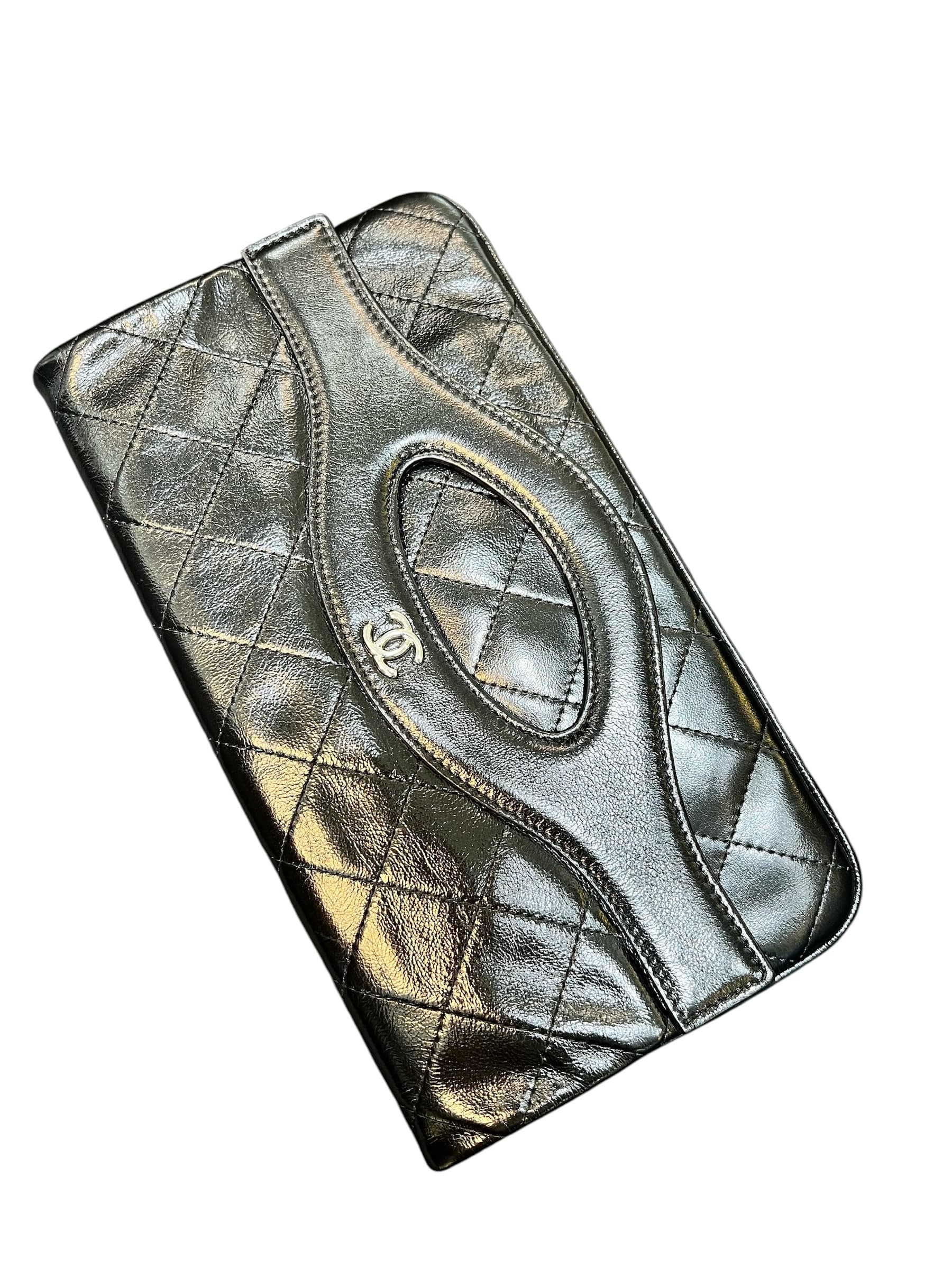 Chanel Chanel 31 Clutch Black Calfskin PHW #28 SSLG1058