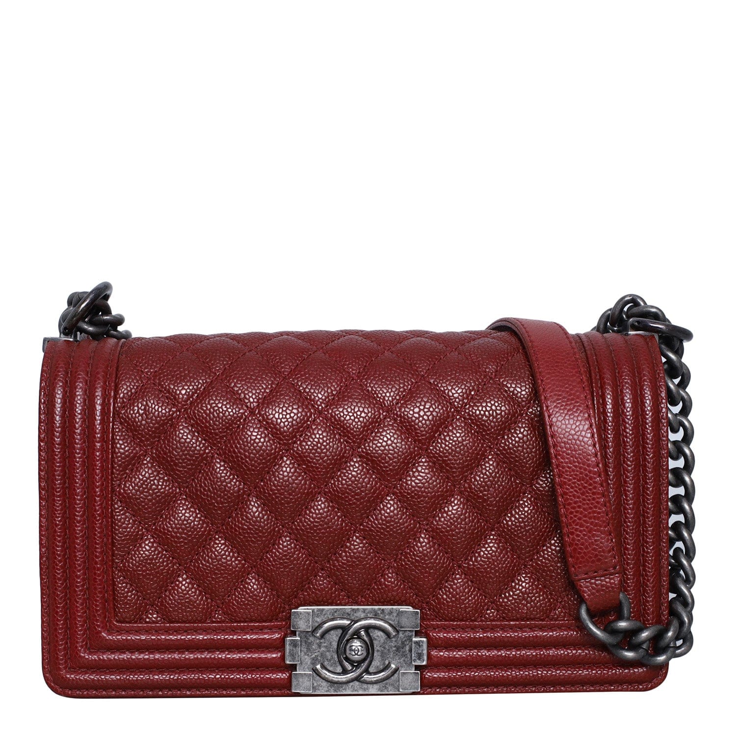 Chanel Chanel Caviar Old Medium Boy Bag