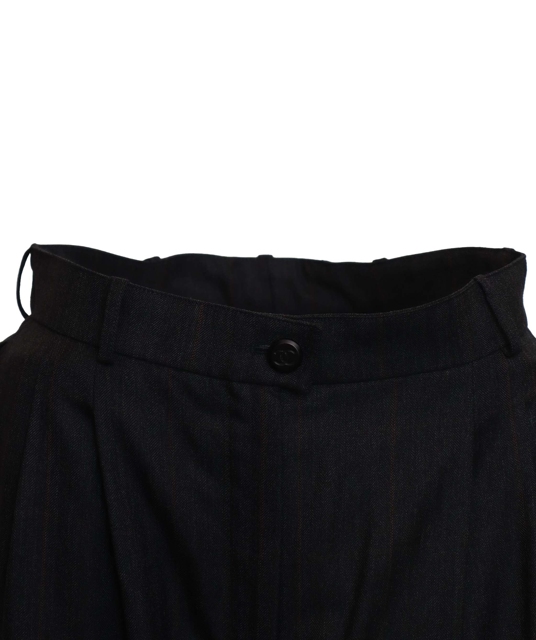 Chanel Chanel Coco Button Denim Grry Suit Size 42 DXBS3645