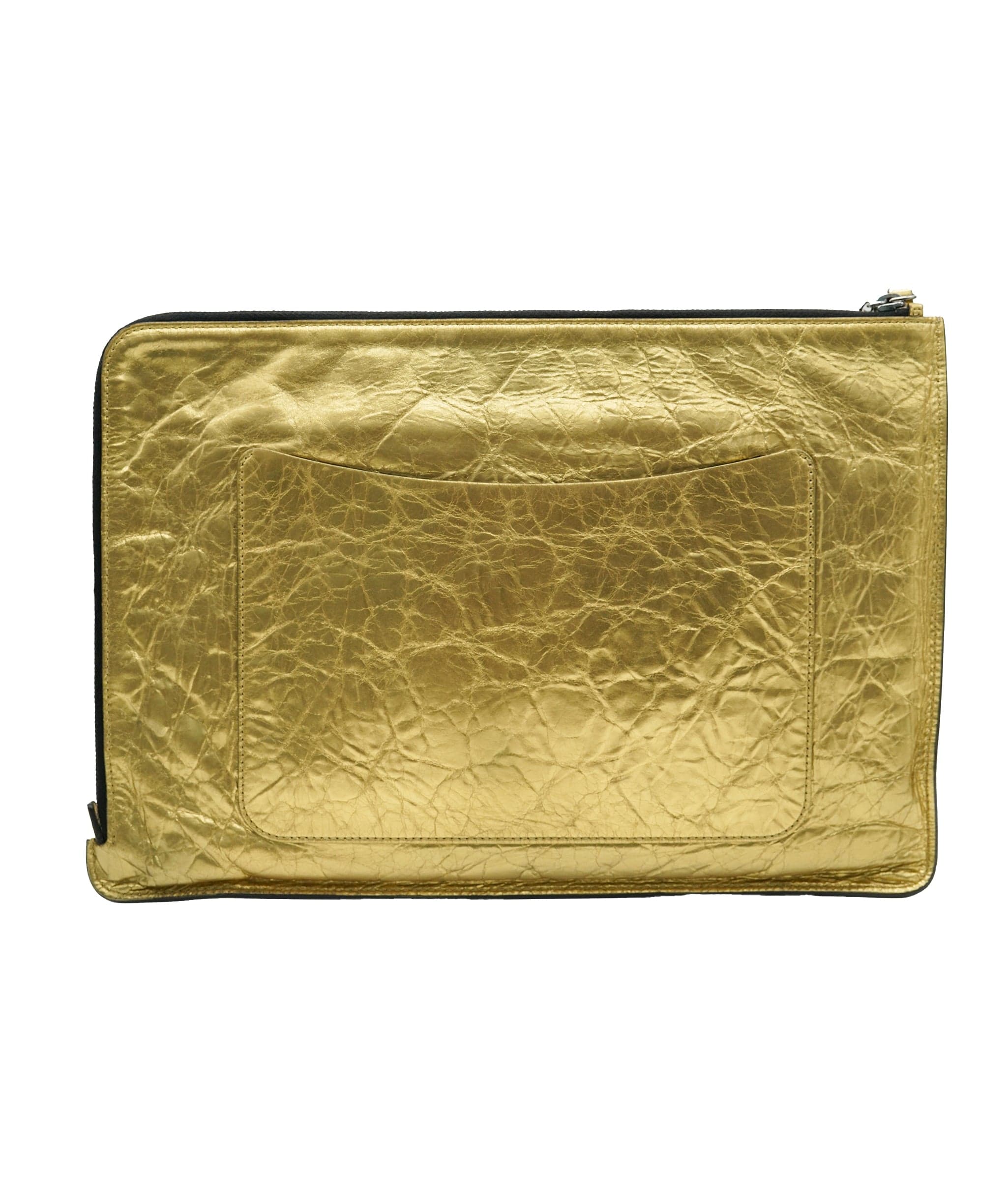 Chanel Chanel limited edition large pochette, « Feministe mais feminine », gold ALL1142