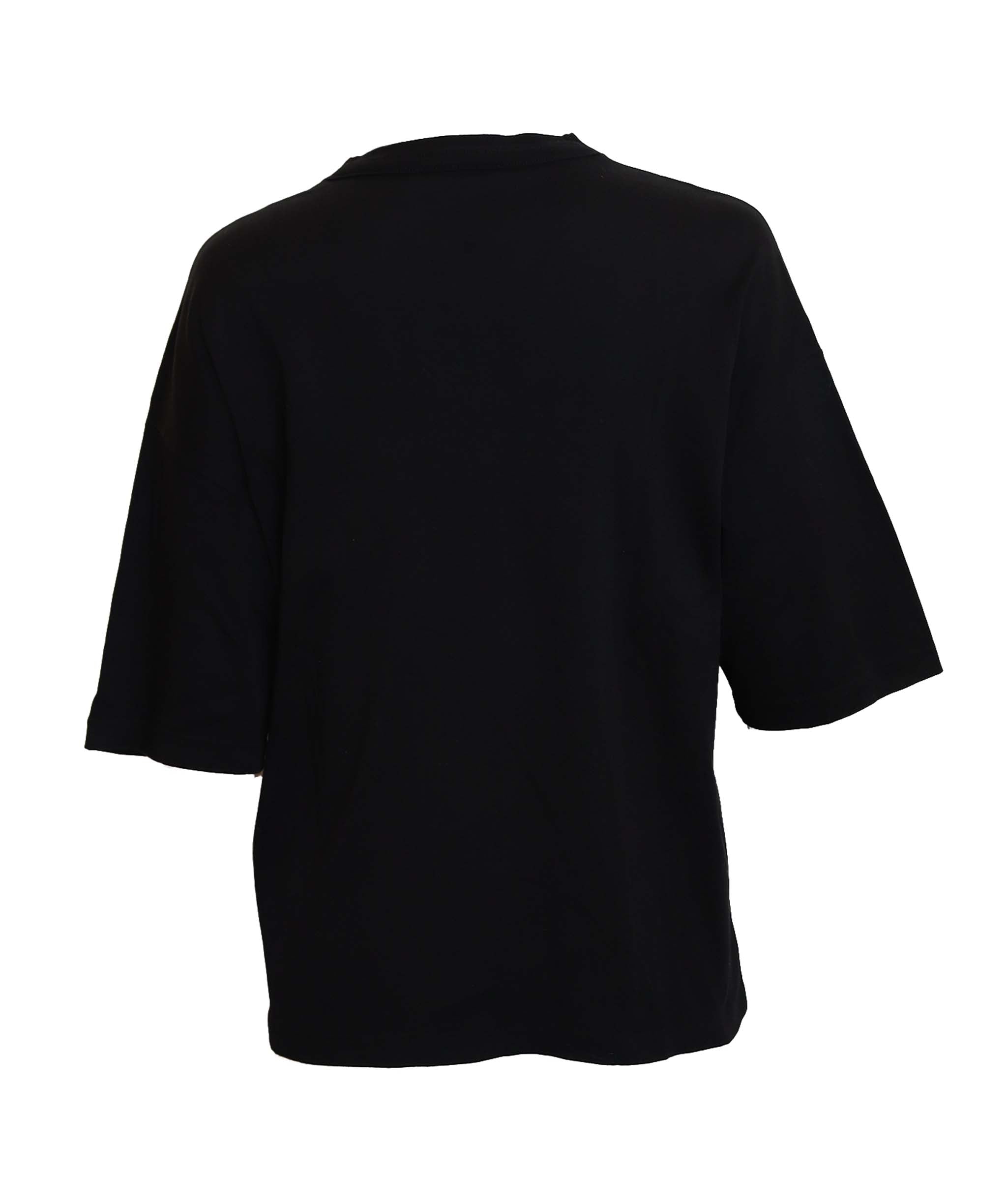 Chanel Chanel Logo Cotton Black Short sleeve top size XL DXBS3644