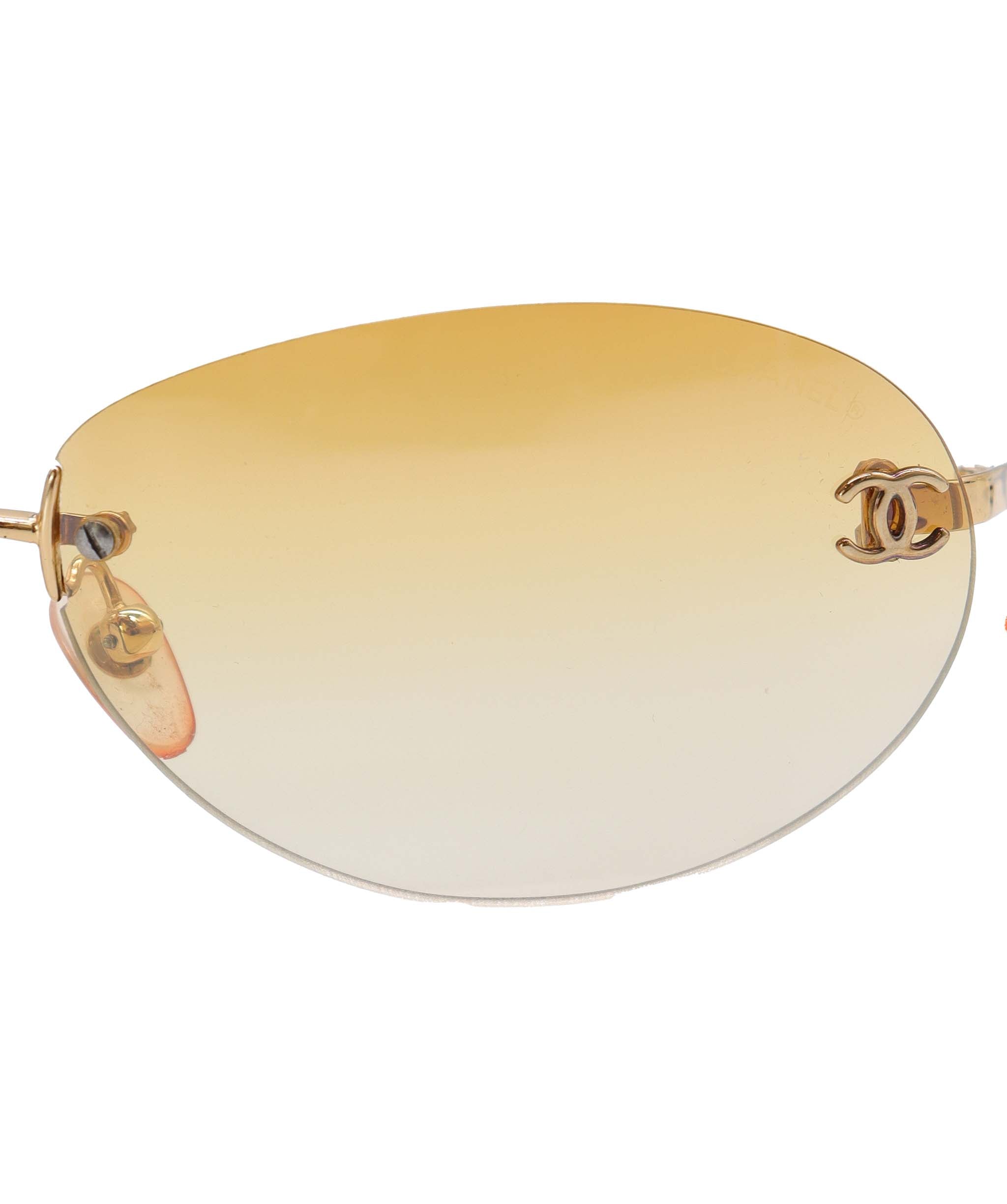 Chanel Chanel Logo Rimeless Sunglasses DXBS3798