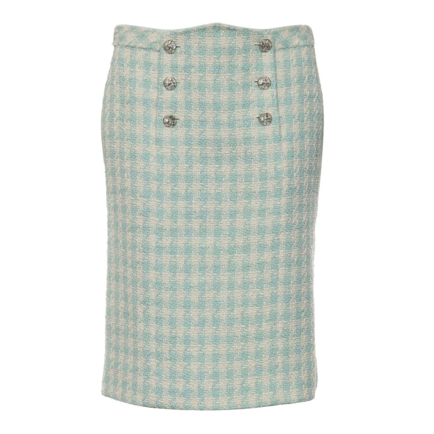 Chanel Chanel Mint Tweed Skirt