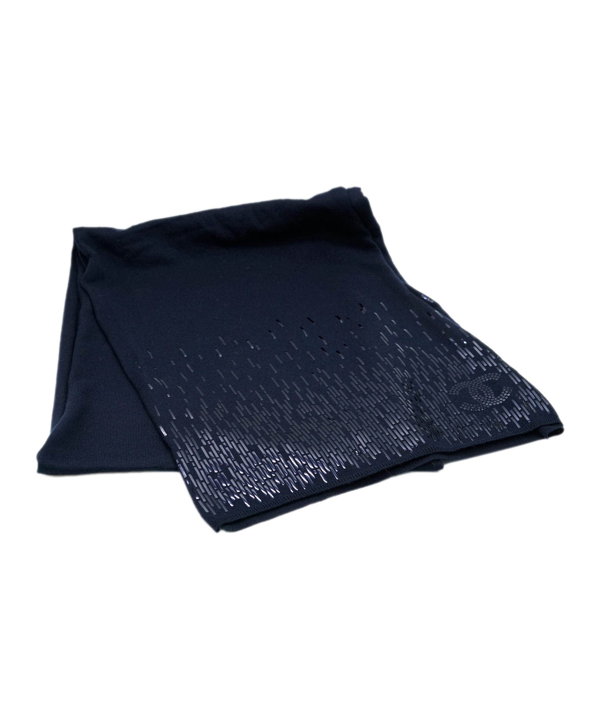 Chanel Chanel navy long scarf DBXS3795