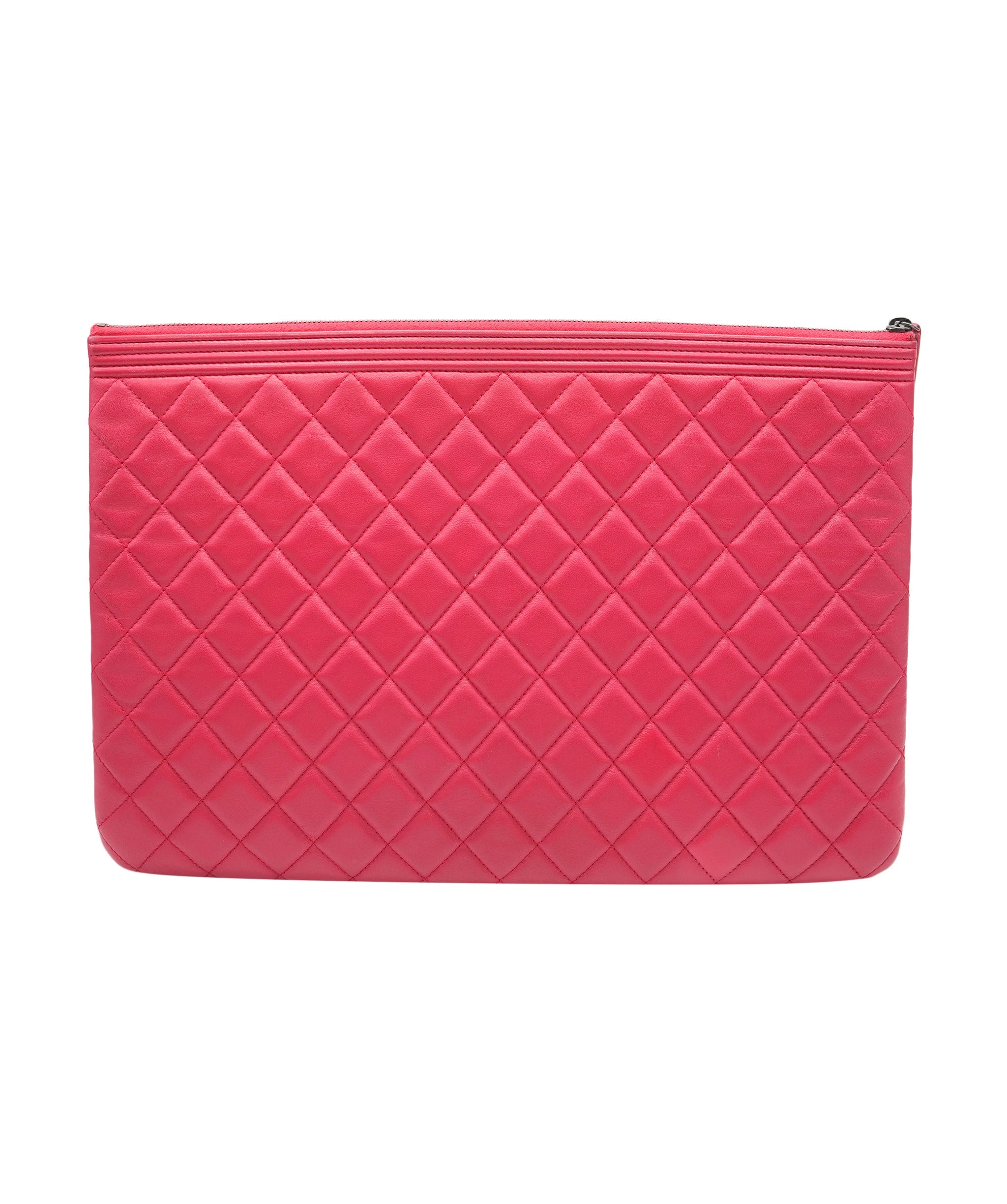 Chanel Chanel Ocase boy large pochette, red, very good conditions AKL0101