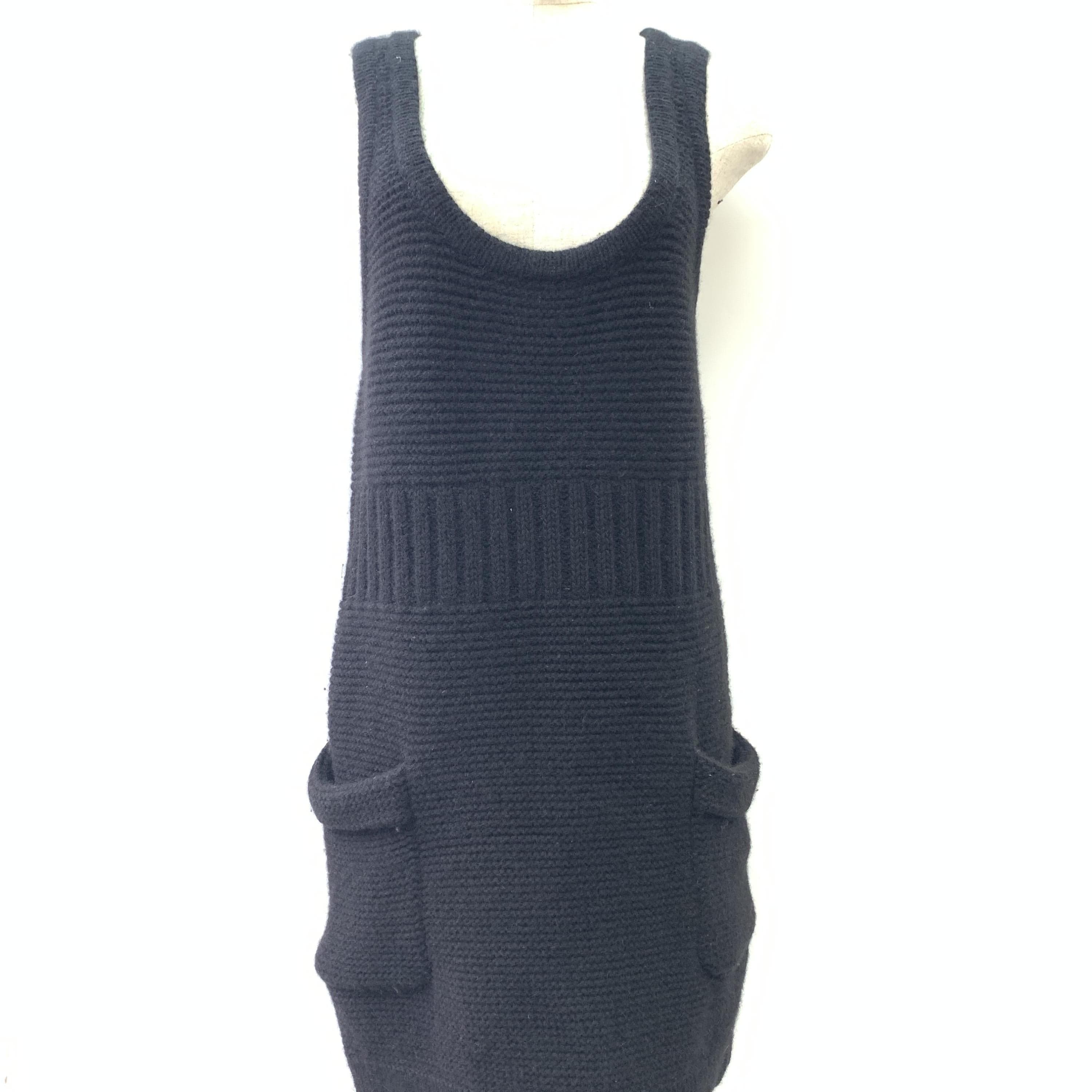 Chanel Chanel Sleeveless Angora Blend Knit Dress C326730