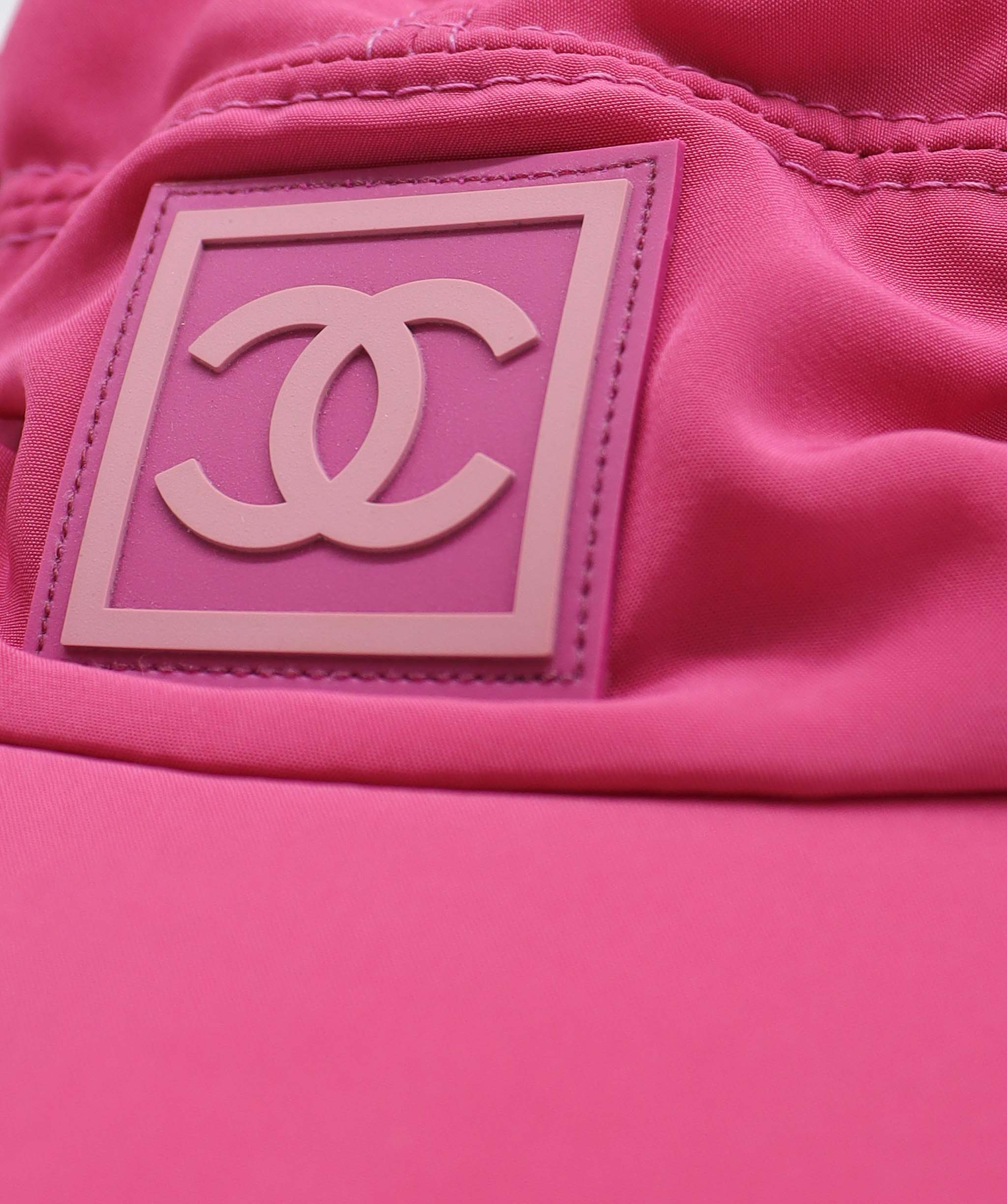 Chanel Chanel Sport Line Nylon Pink Cap Size S DXBS3709