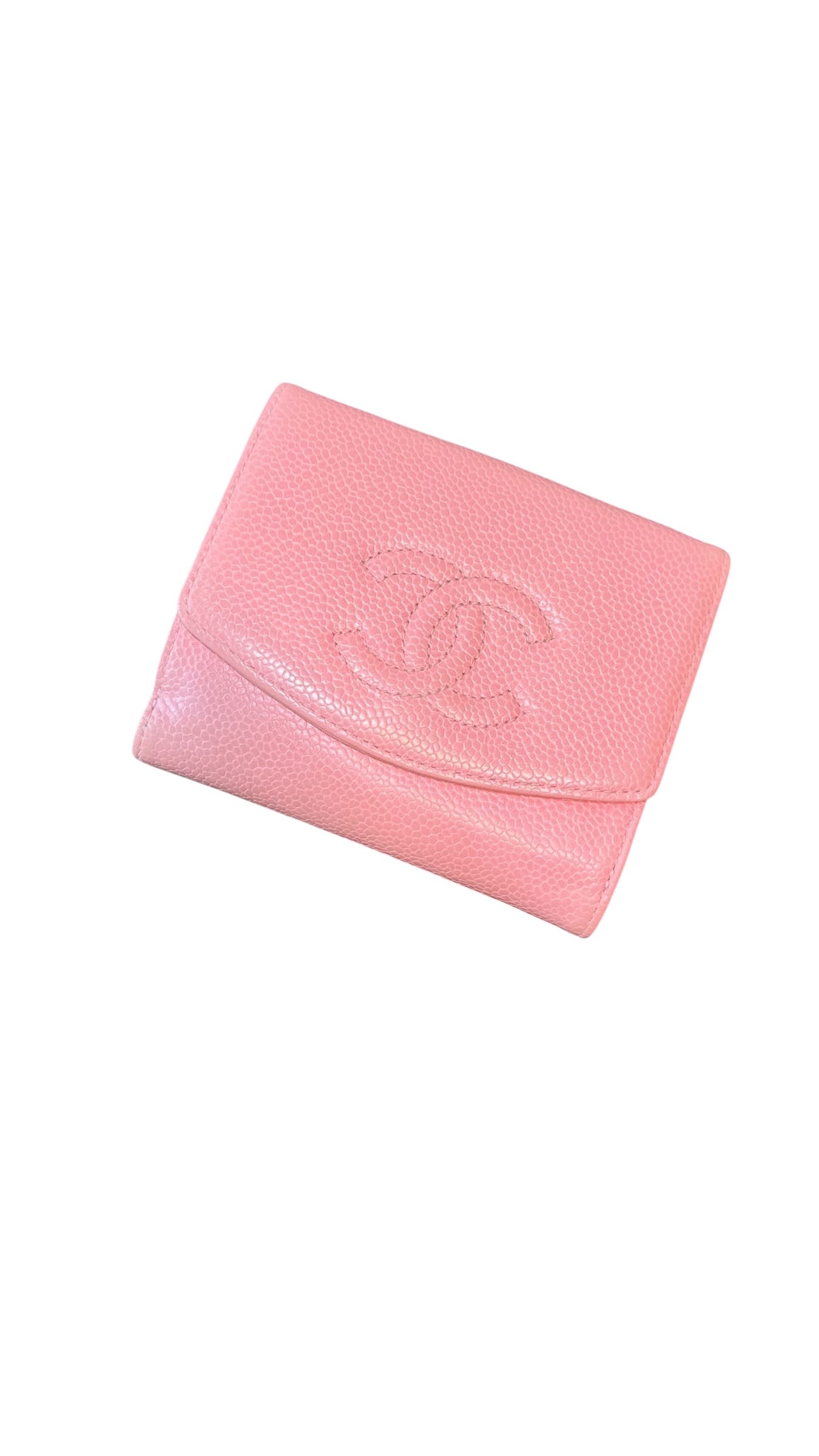 Chanel Chanel Timeless Compact Pink Caviar LGHW #9 SSLG1045