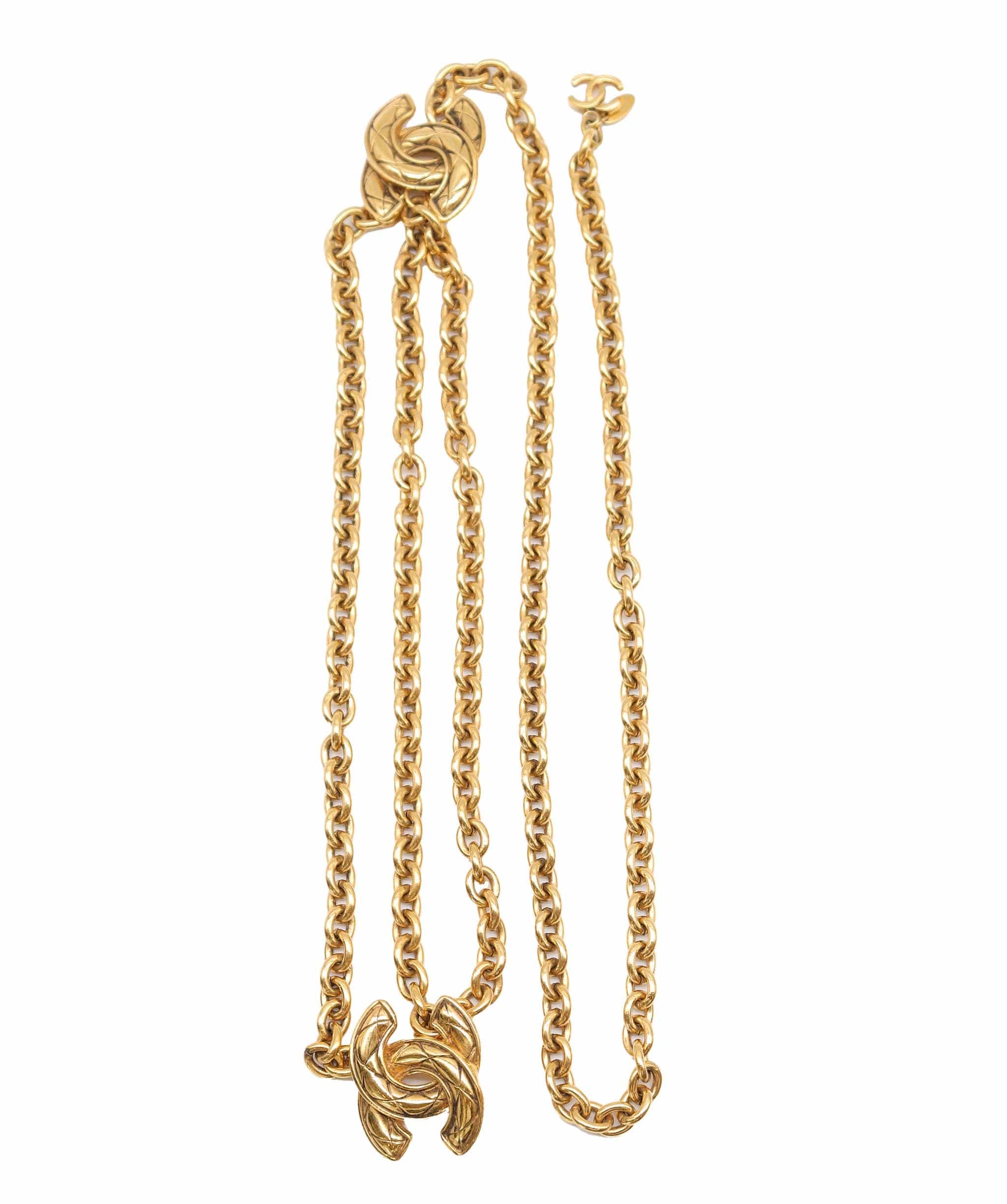 Chanel CHANEL TRIPLE CHAIN BELT COCOMARK ACCESSORY DXBS4144