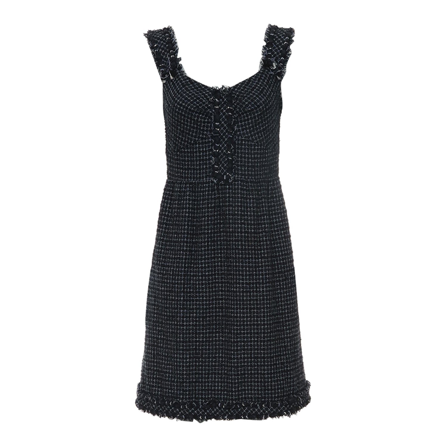Chanel Chanel Tweed Sleeveless Dress