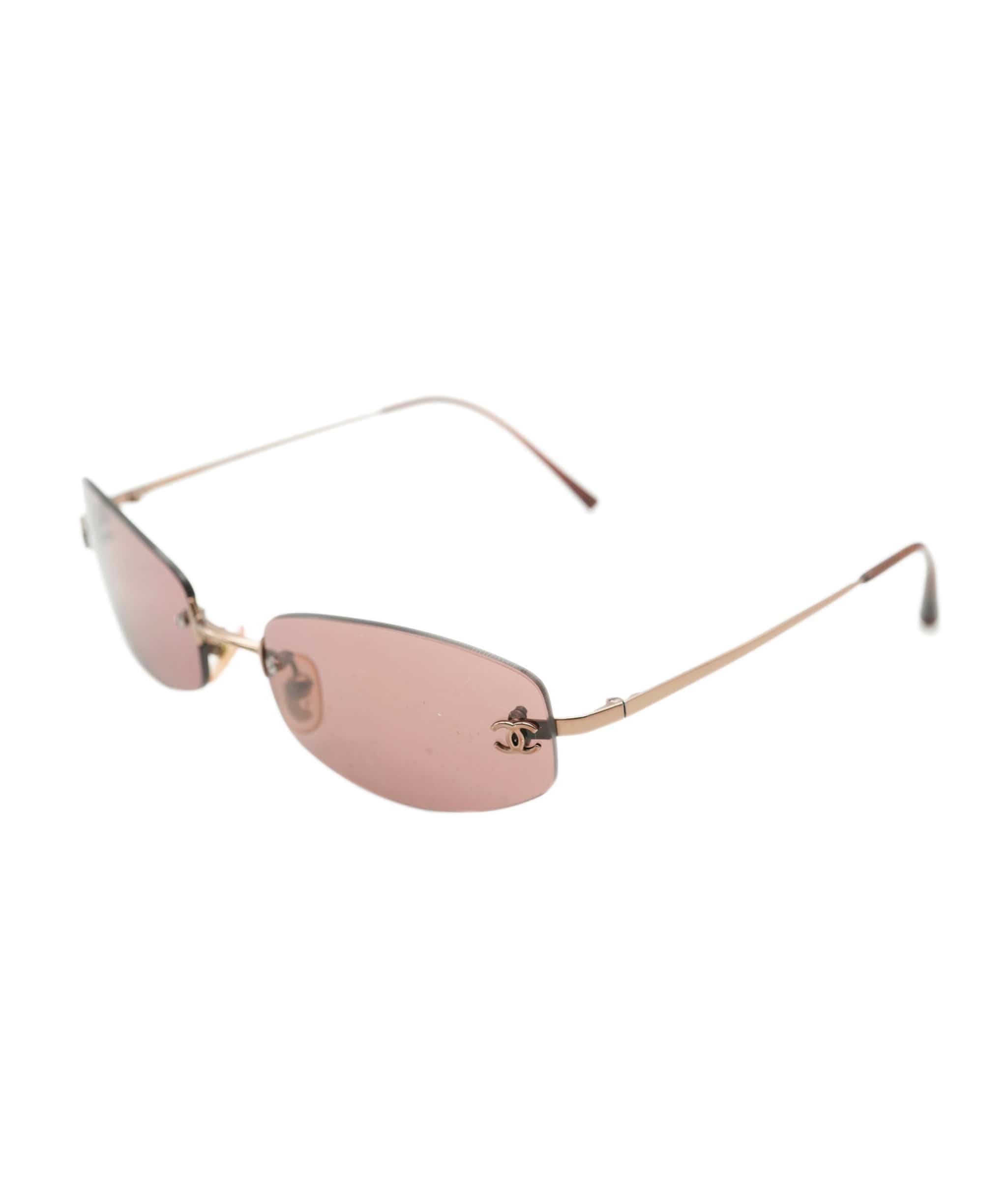 Chanel Chanel Vintage Brown rimless sunglasses ALC2439
