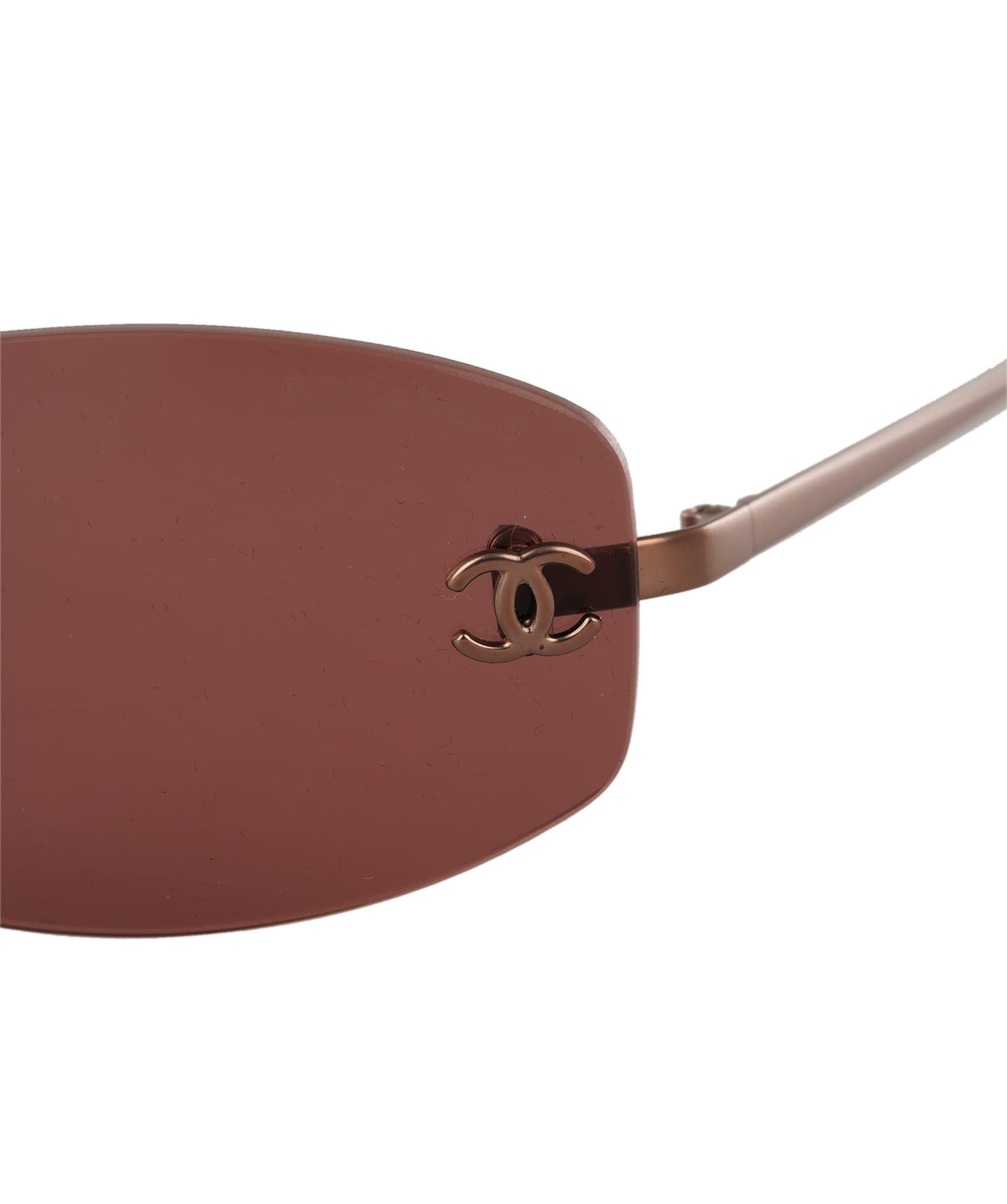 Chanel Chanel Vintage Rose-Pink Rimless CC Sunglasses ALC4337